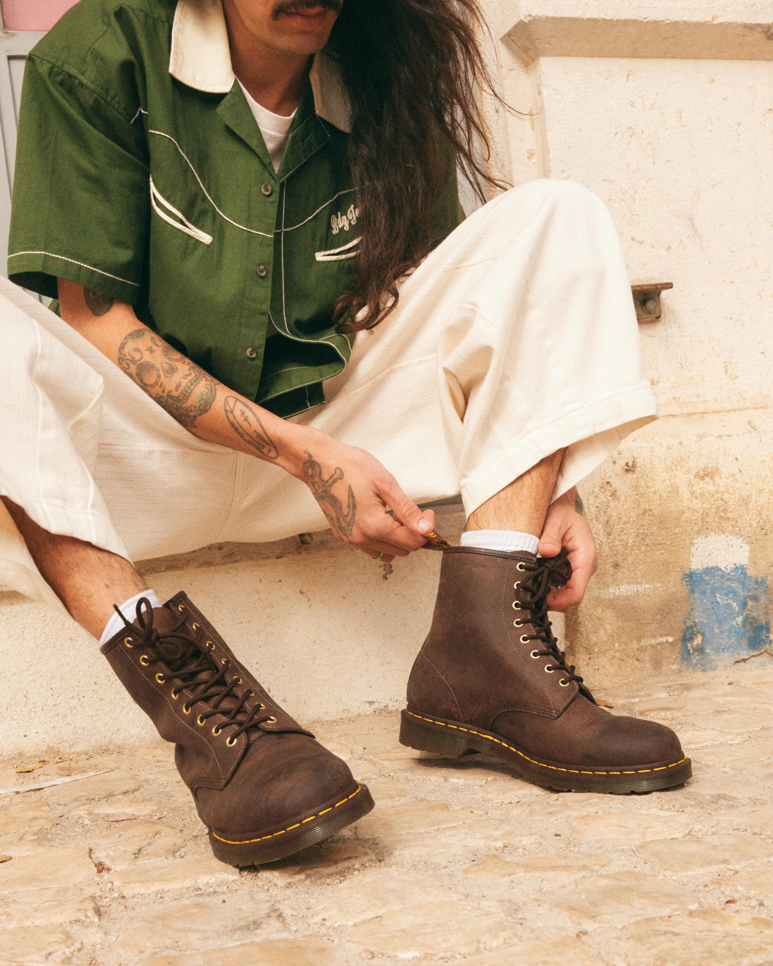 1460 Crazy Horse Leather Lace-up Ankle Boots