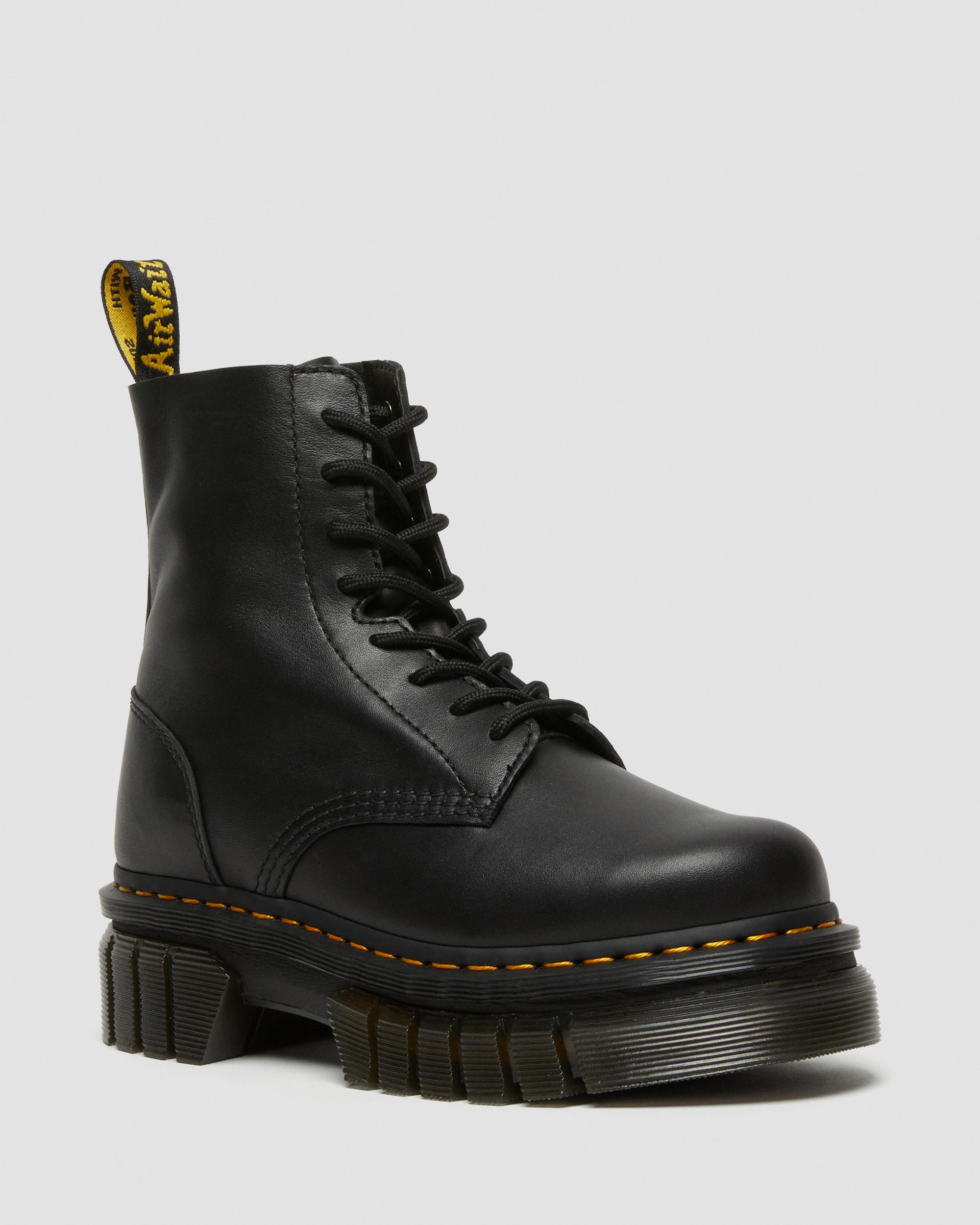 Audrick 8-Eye Nappa Lux Soft Leather Platform Boots