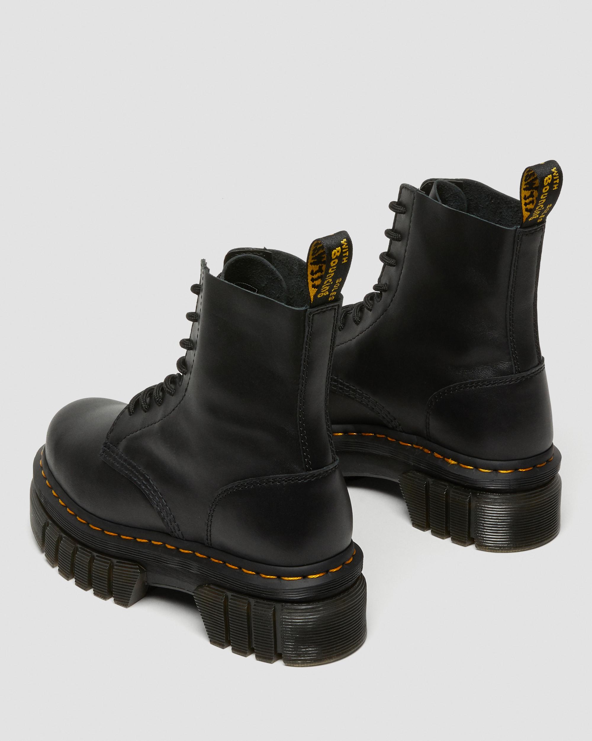 Audrick 8-Eye Nappa Lux Soft Leather Platform Boots