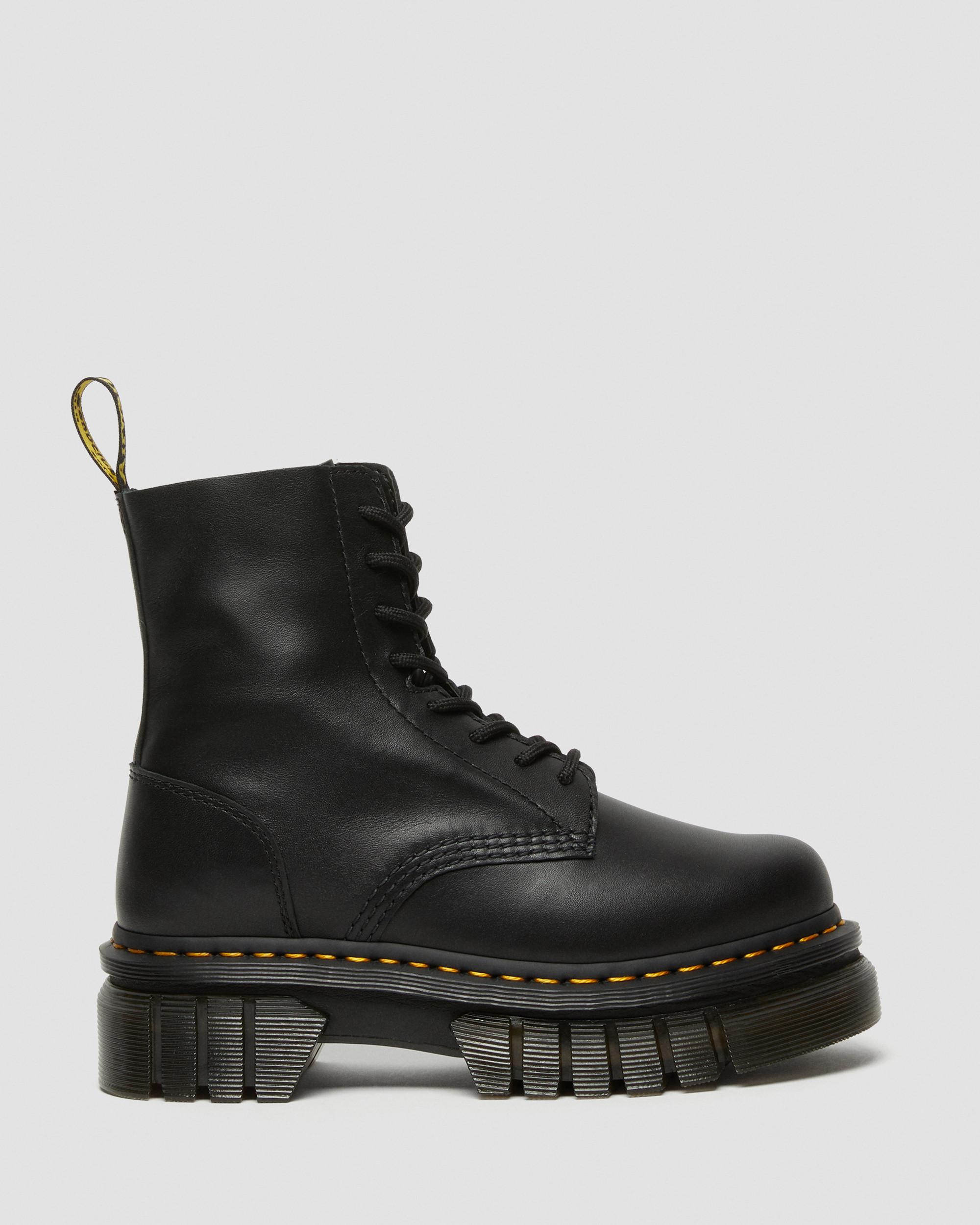 Audrick 8-Eye Nappa Lux Soft Leather Platform Boots