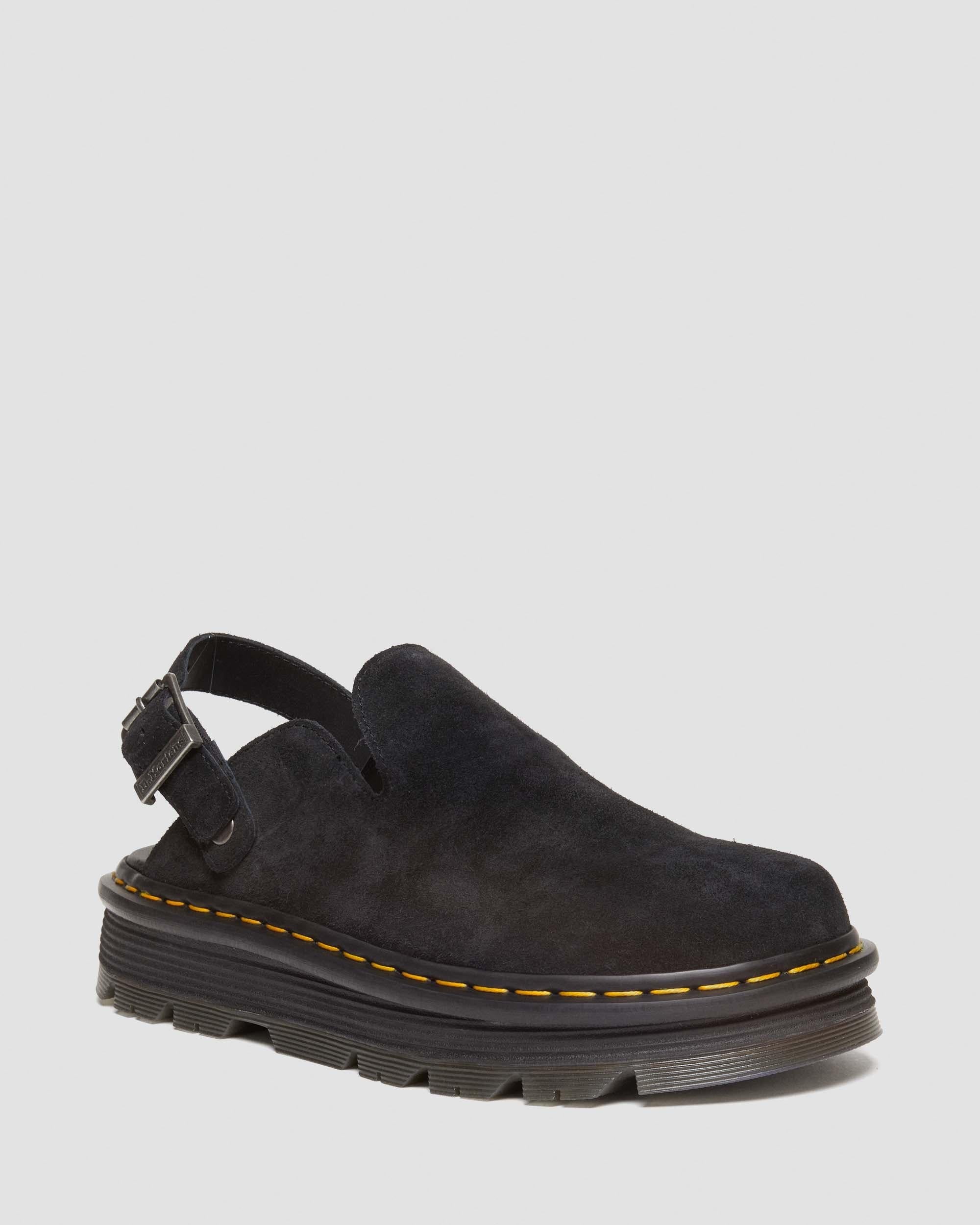 Zebzag Suede Casual Slingback Platform Mules