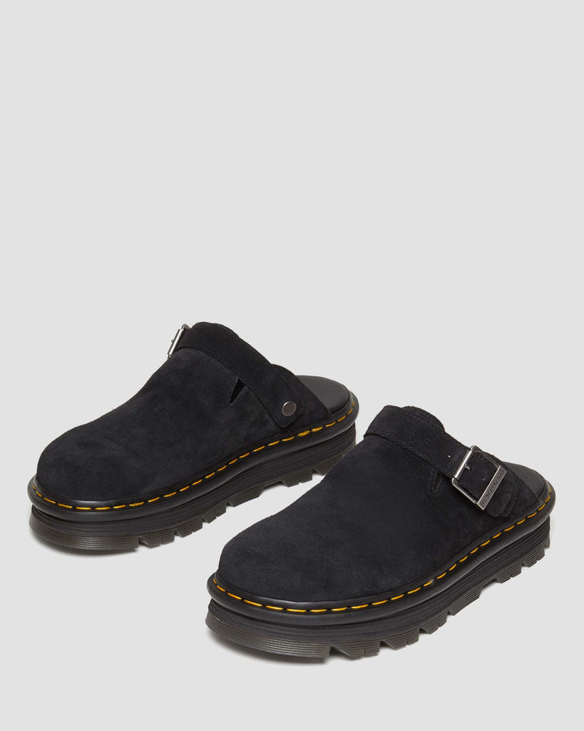 Zebzag Suede Casual Slingback Platform Mules