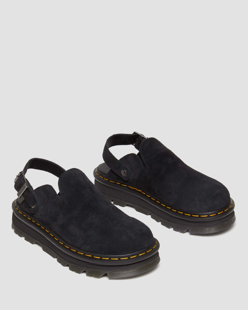 Zebzag Suede Casual Slingback Platform Mules