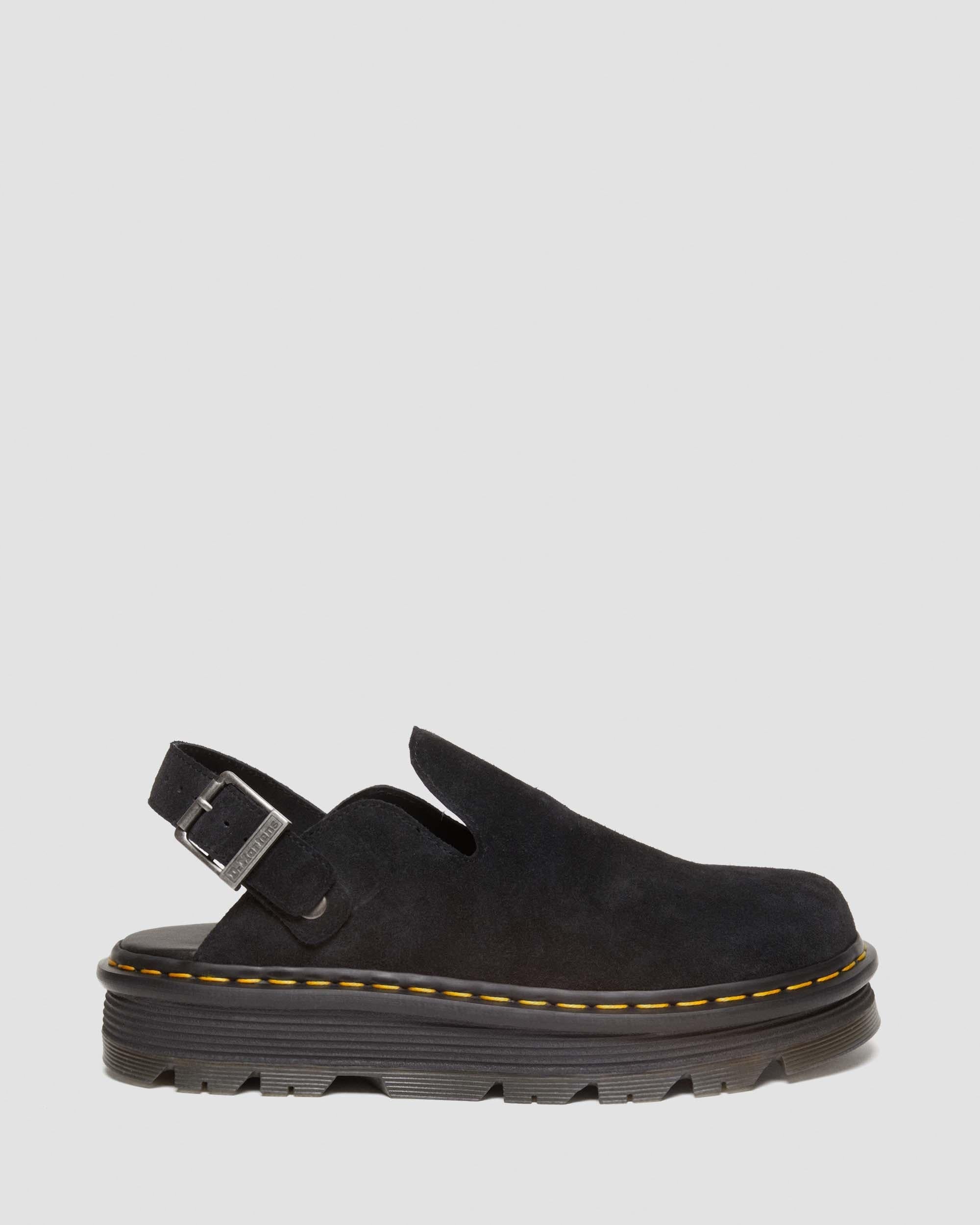Zebzag Suede Casual Slingback Platform Mules