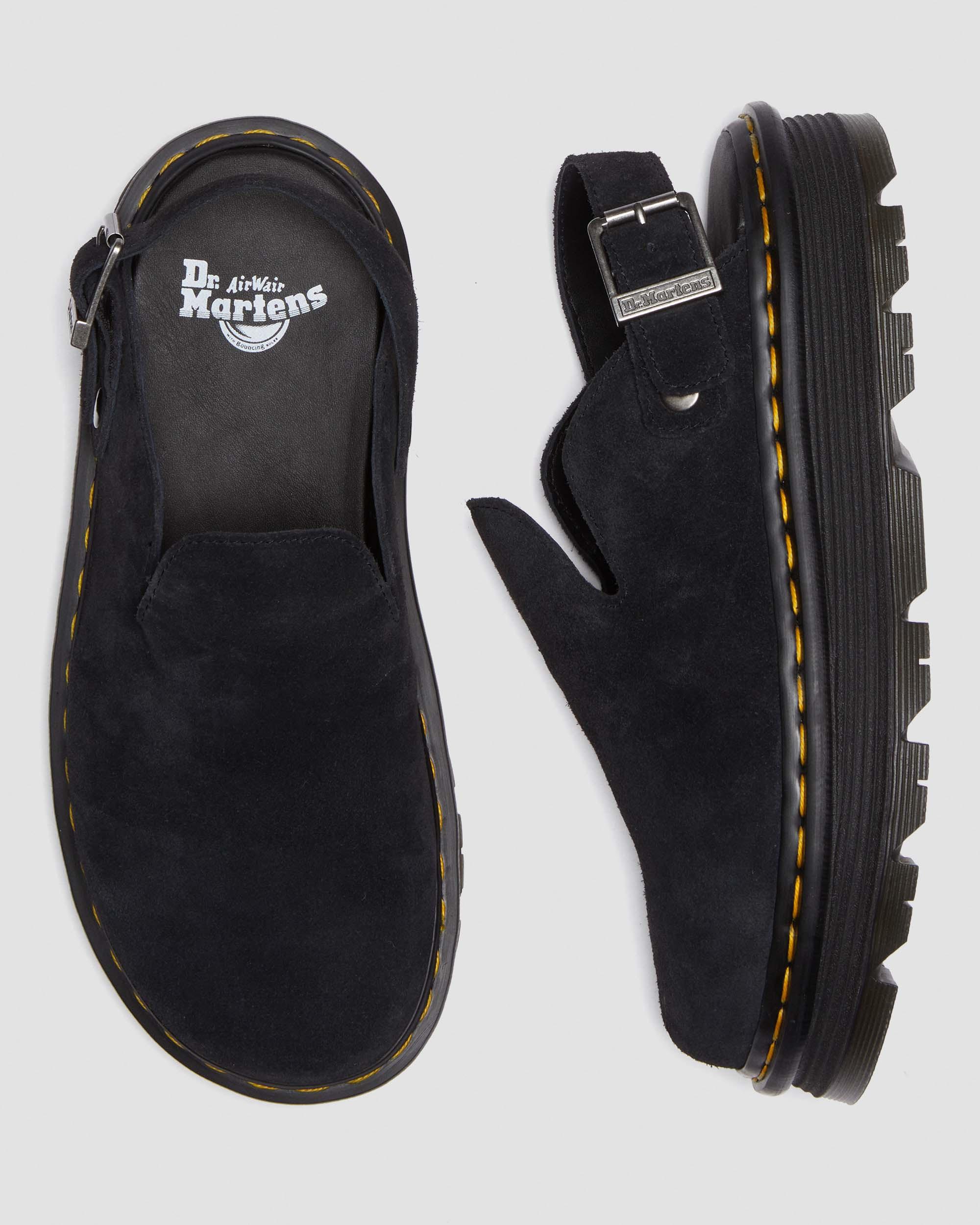 Zebzag Suede Casual Slingback Platform Mules
