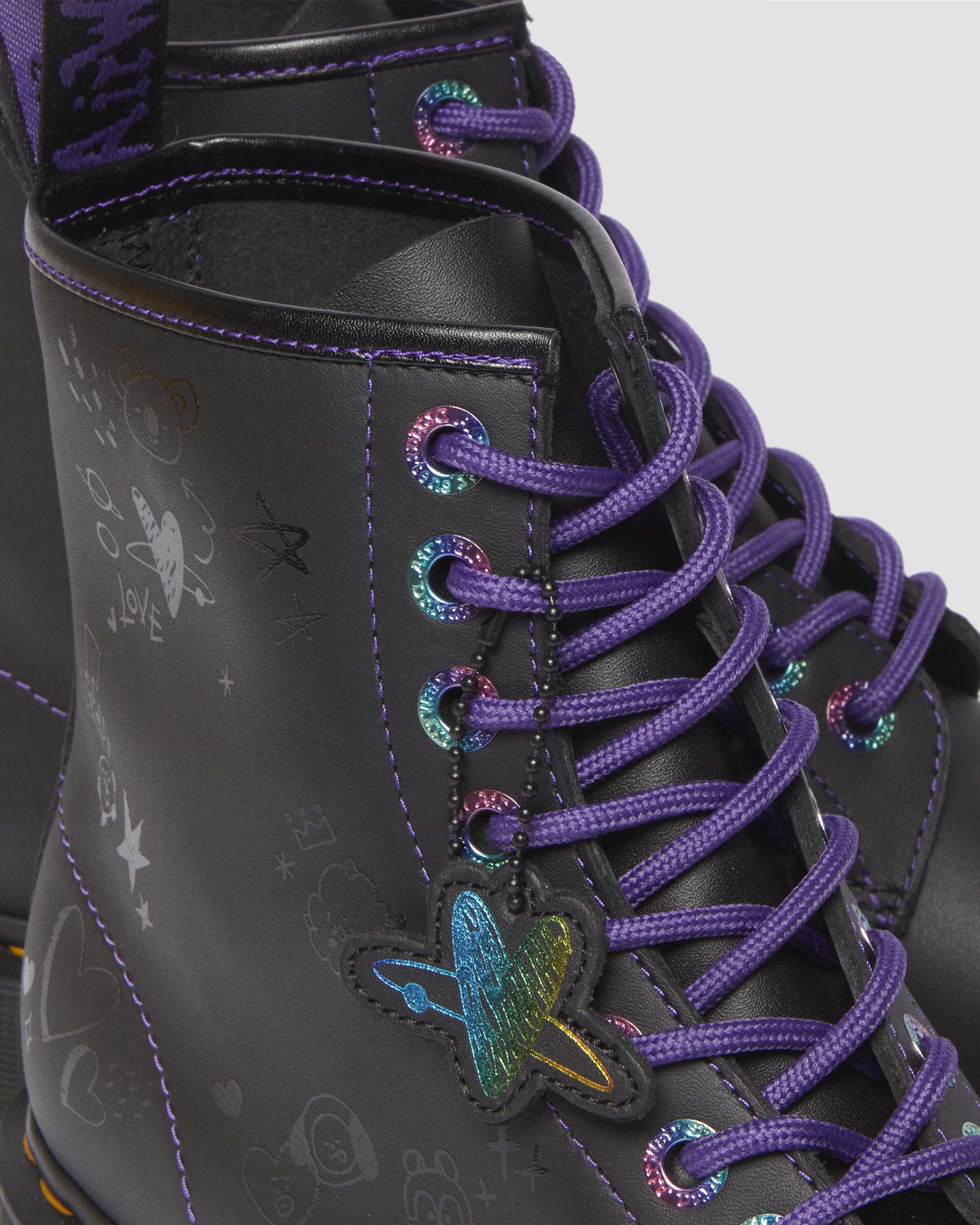 BT21 1460 Nappa Leather Lace Up Ankle Boots