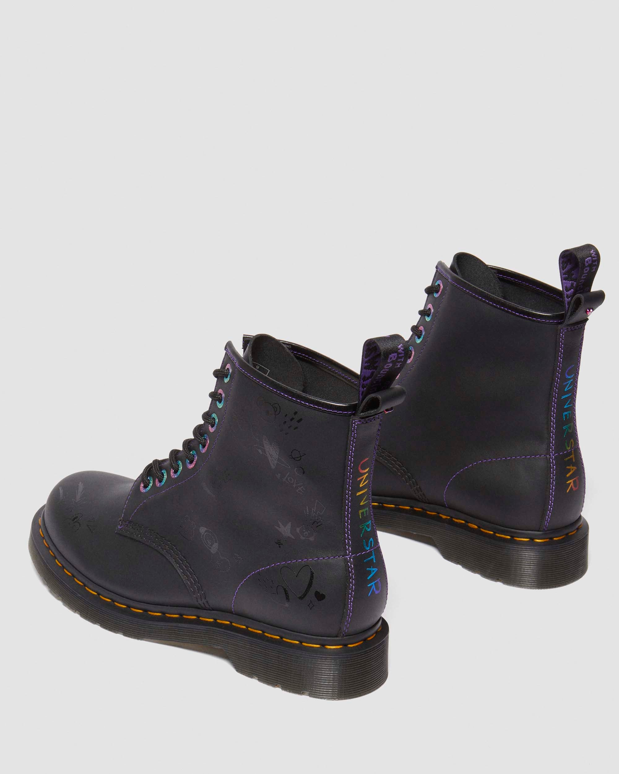 BT21 1460 Nappa Leather Lace Up Ankle Boots