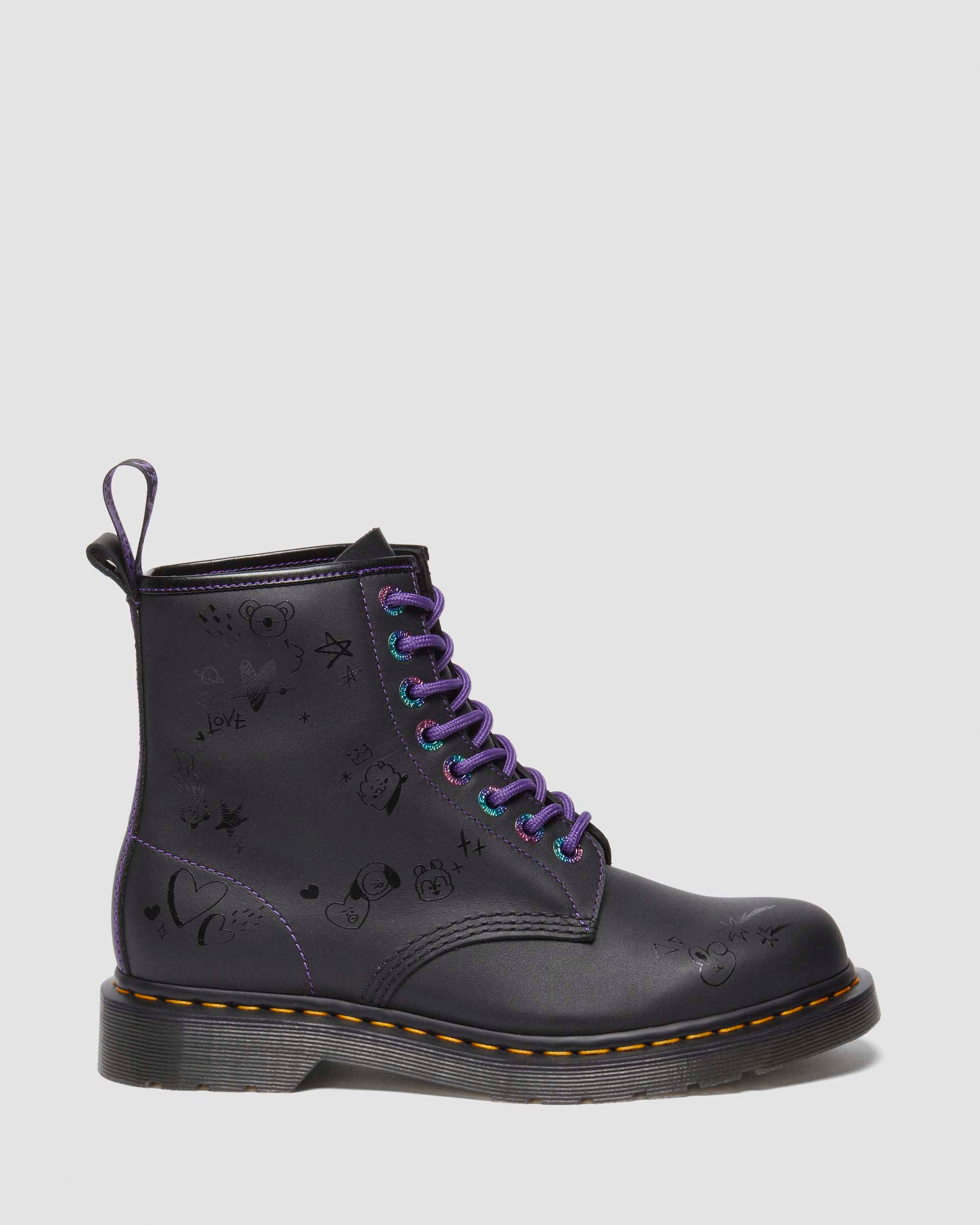 BT21 1460 Nappa Leather Lace Up Ankle Boots