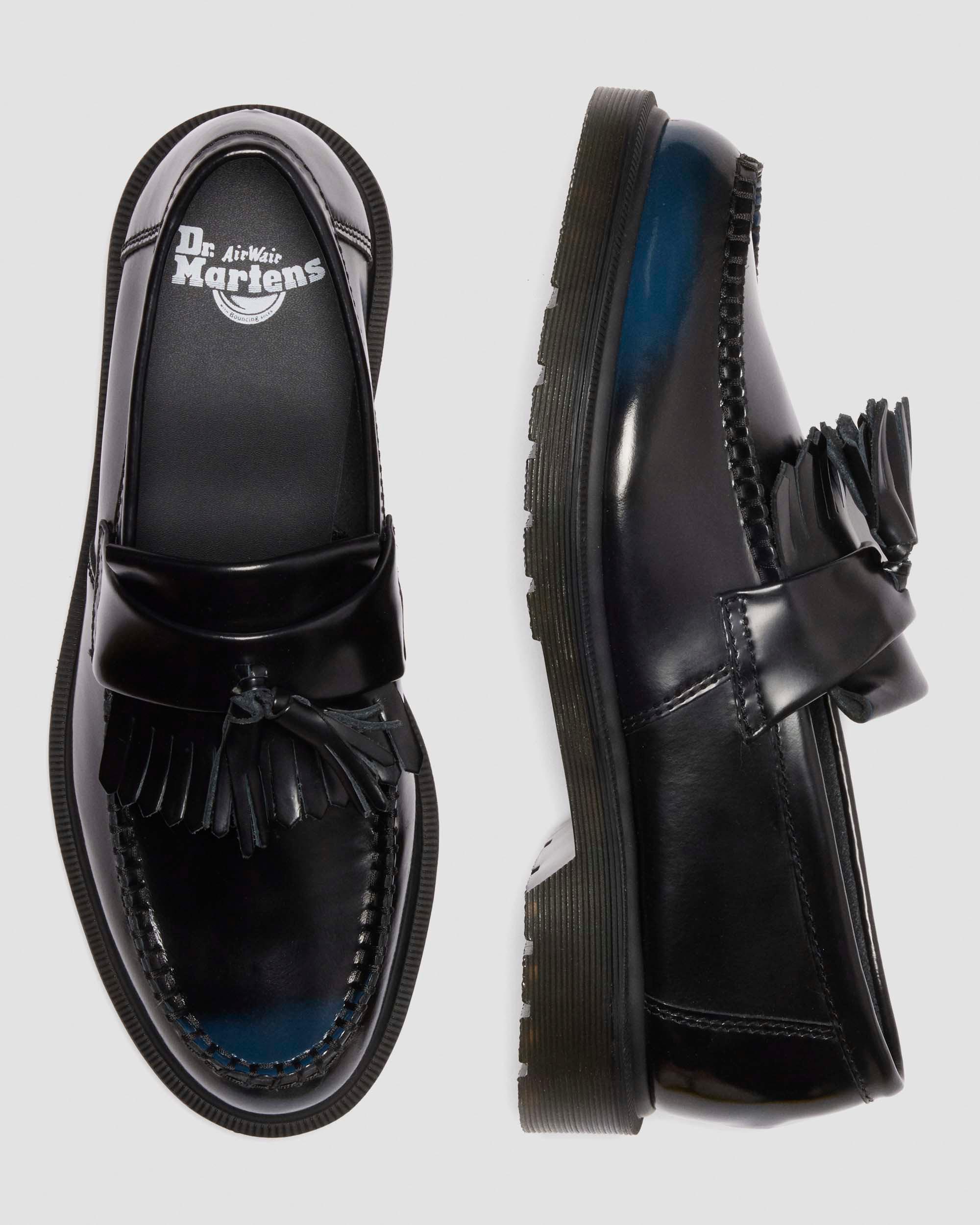 Adrian Tassel Arcadia Rub Off Leather Loafers