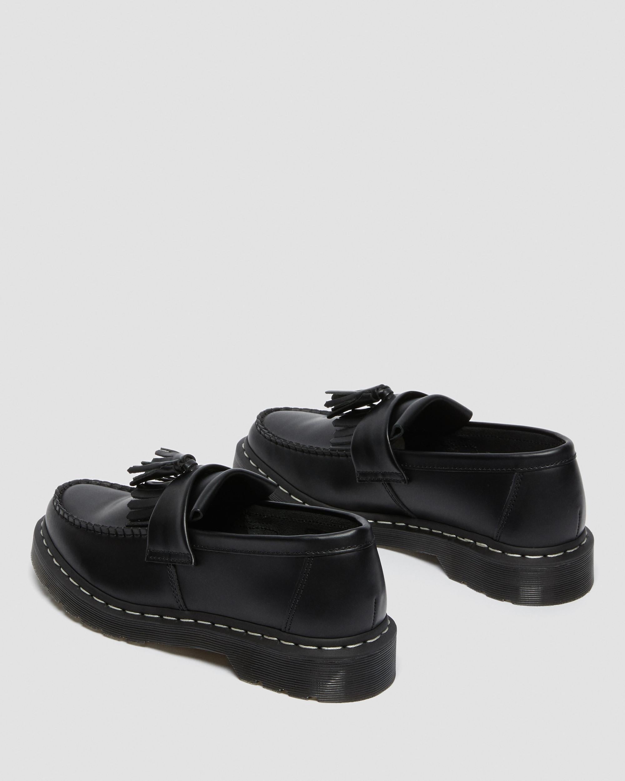 ADRIAN WHITE STITCH SMOOTH LEATHER Loafers
