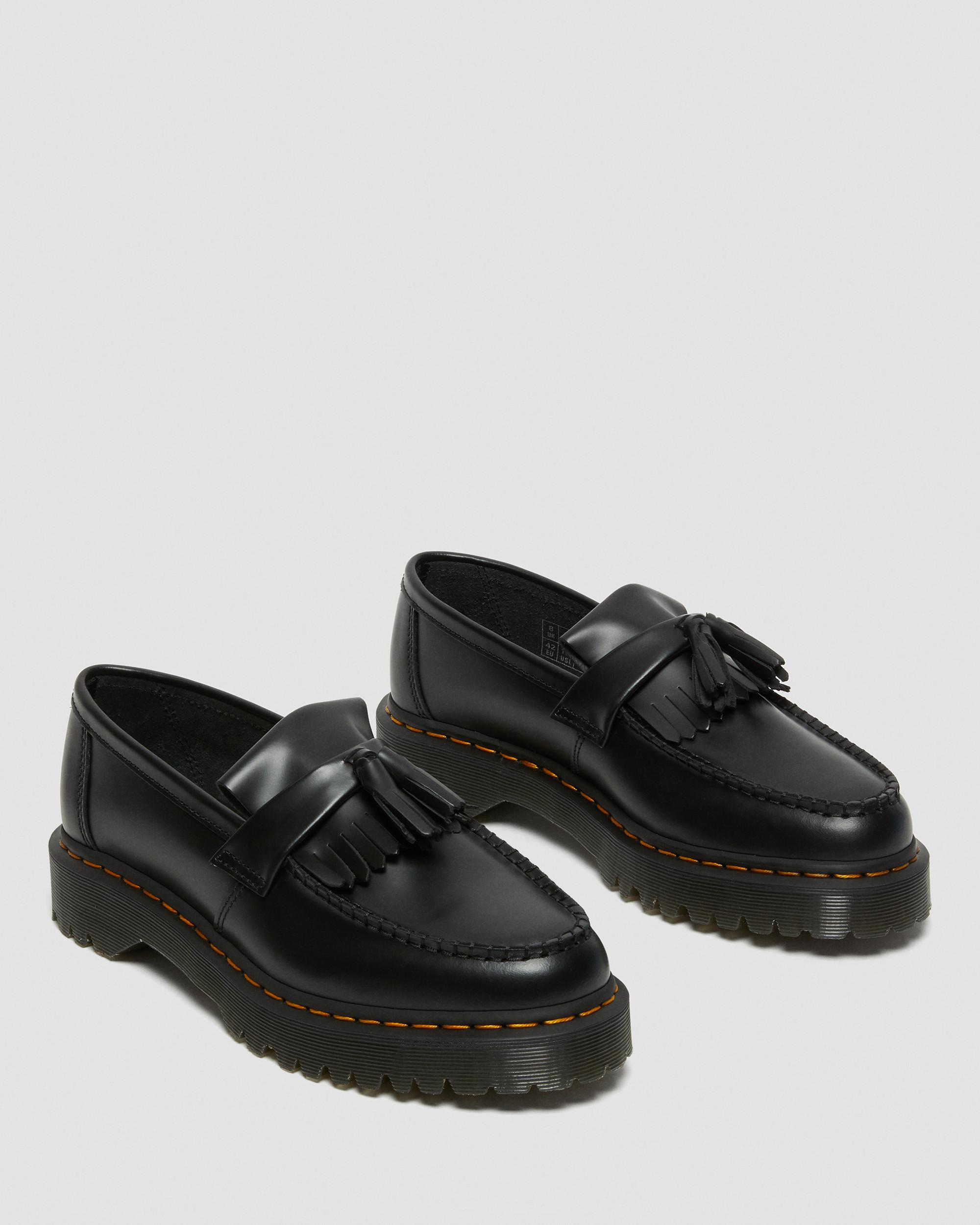 Adrian Bex Smooth Leather Tassel Loafers
