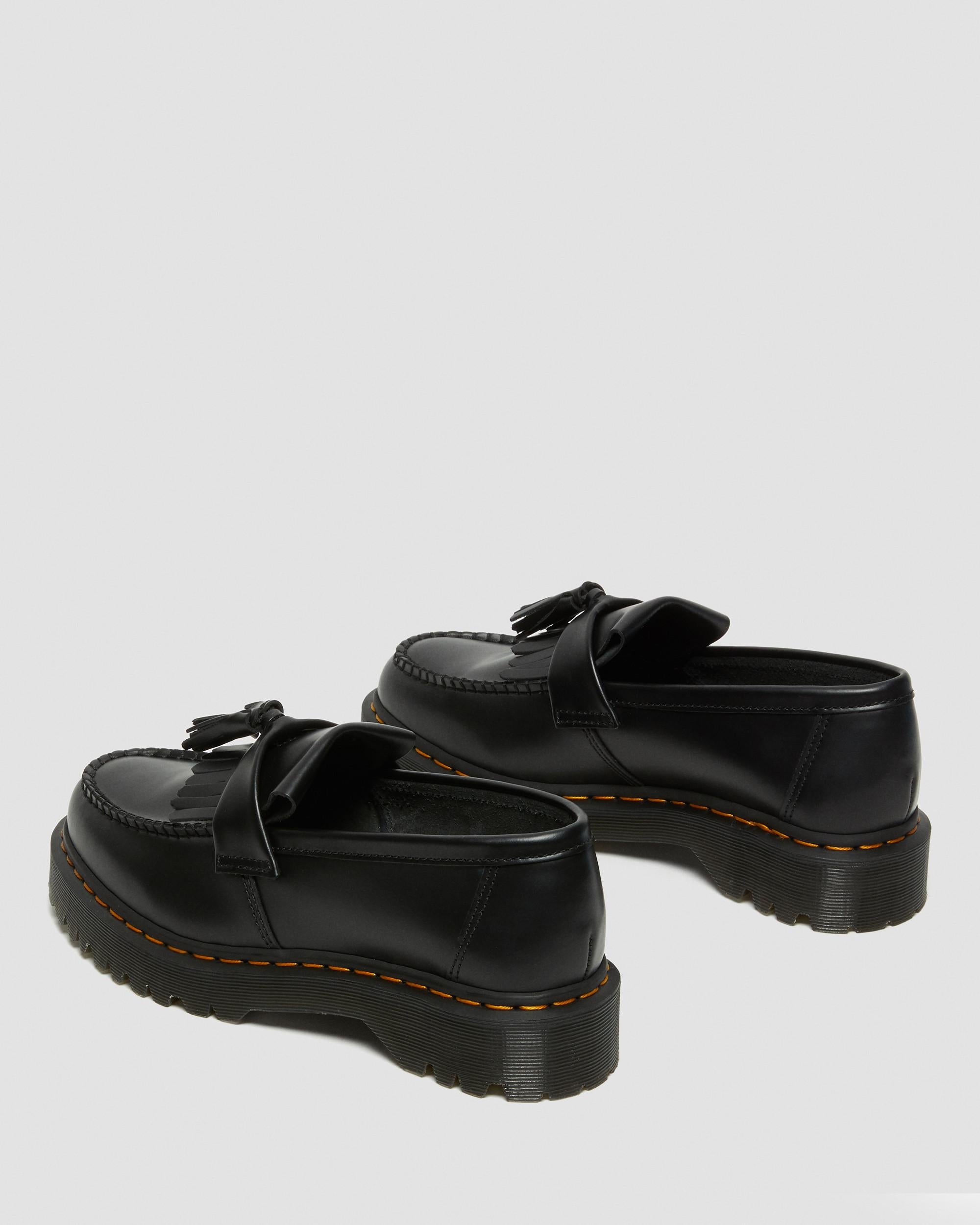 Adrian Bex Smooth Leather Tassel Loafers