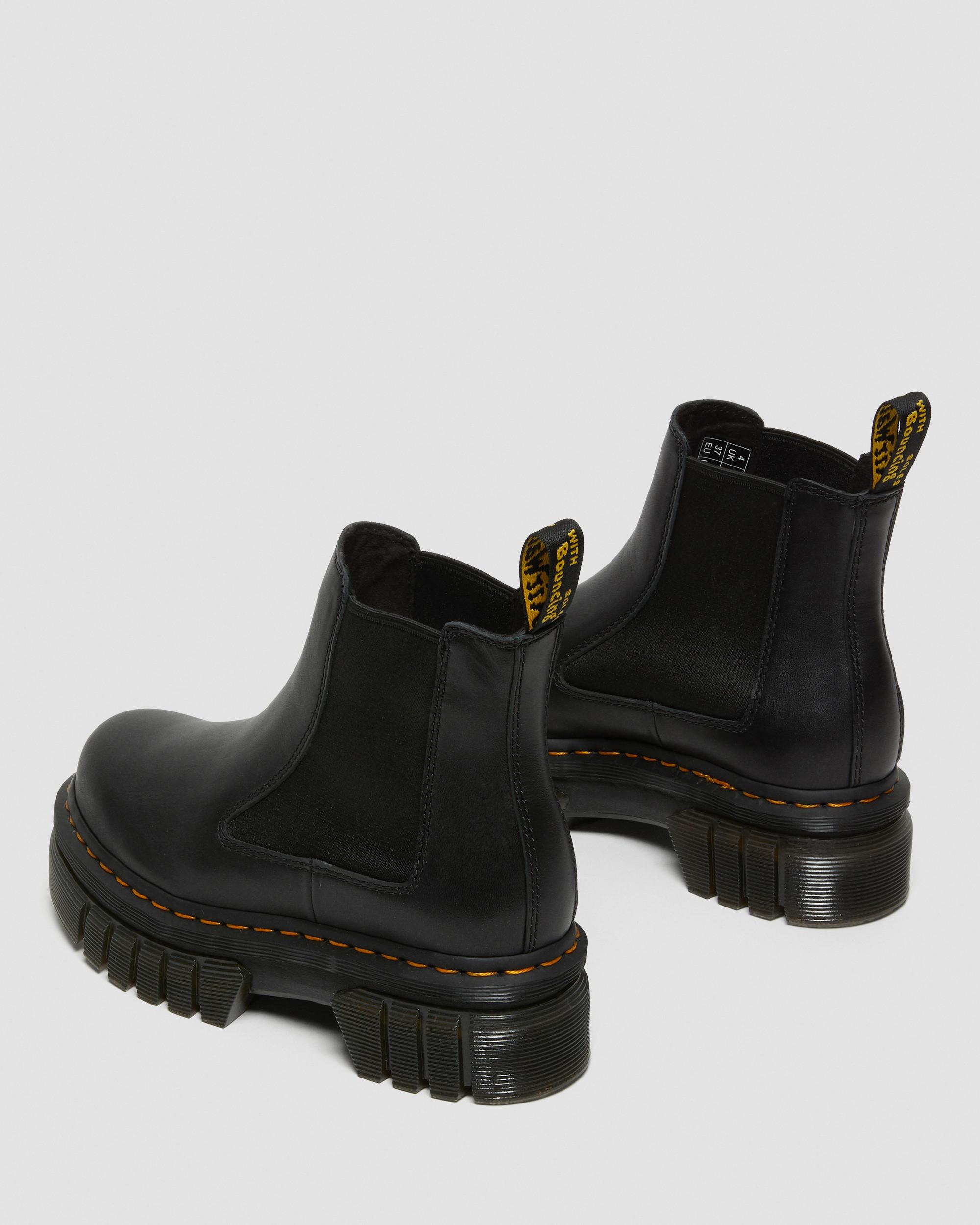 Audrick Chelsea Nappa Lux Leather Platform Boots