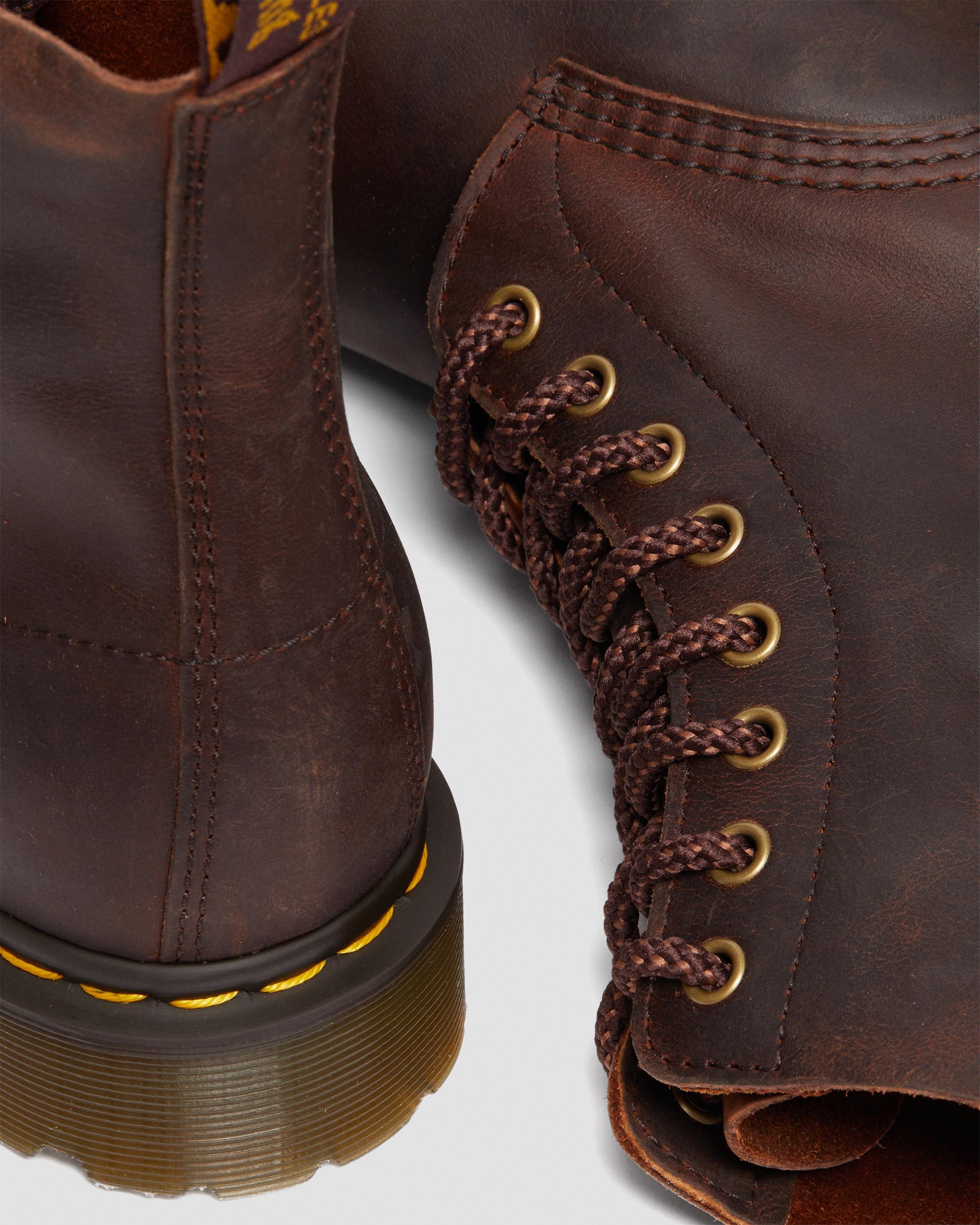 1460 Pascal Waxed Full Grain Leather Lace-up Ankle Boots