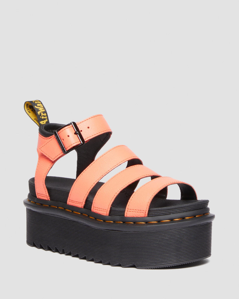 Blaire Quad Pisa Leather Platform Sandals