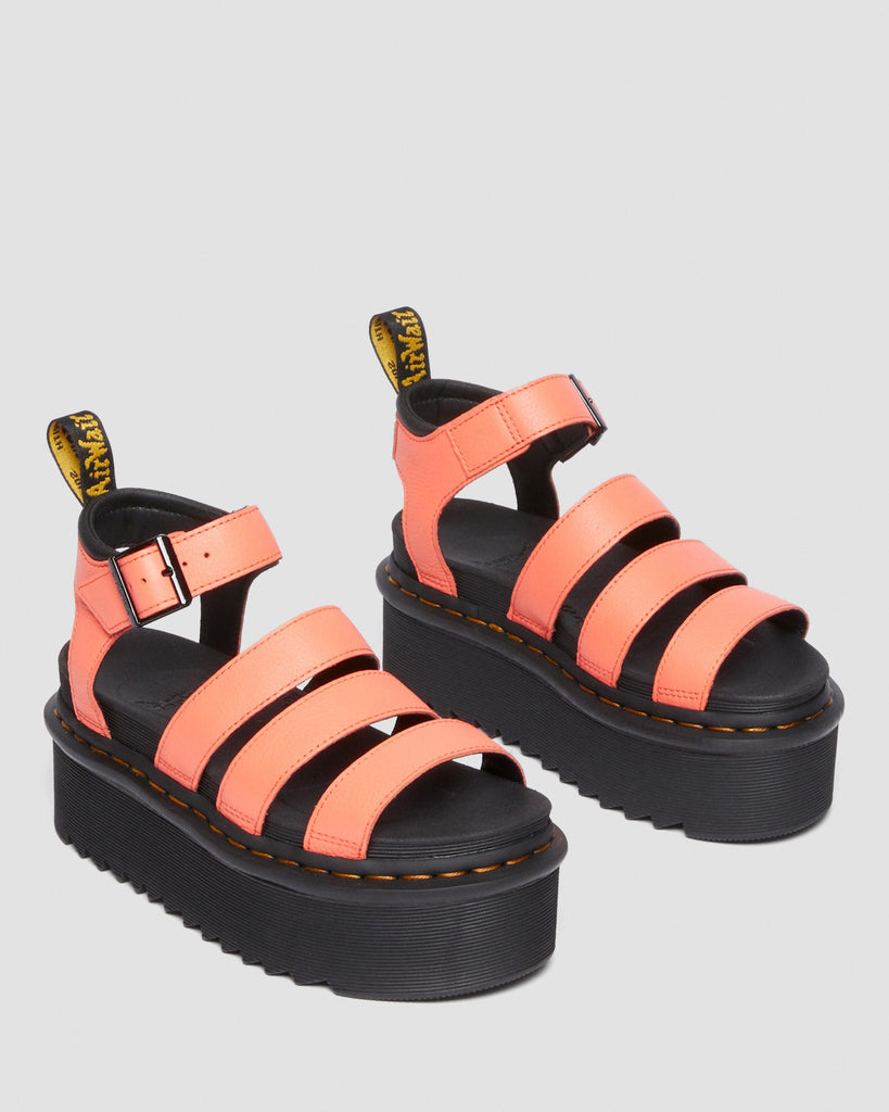 Blaire Quad Pisa Leather Platform Sandals
