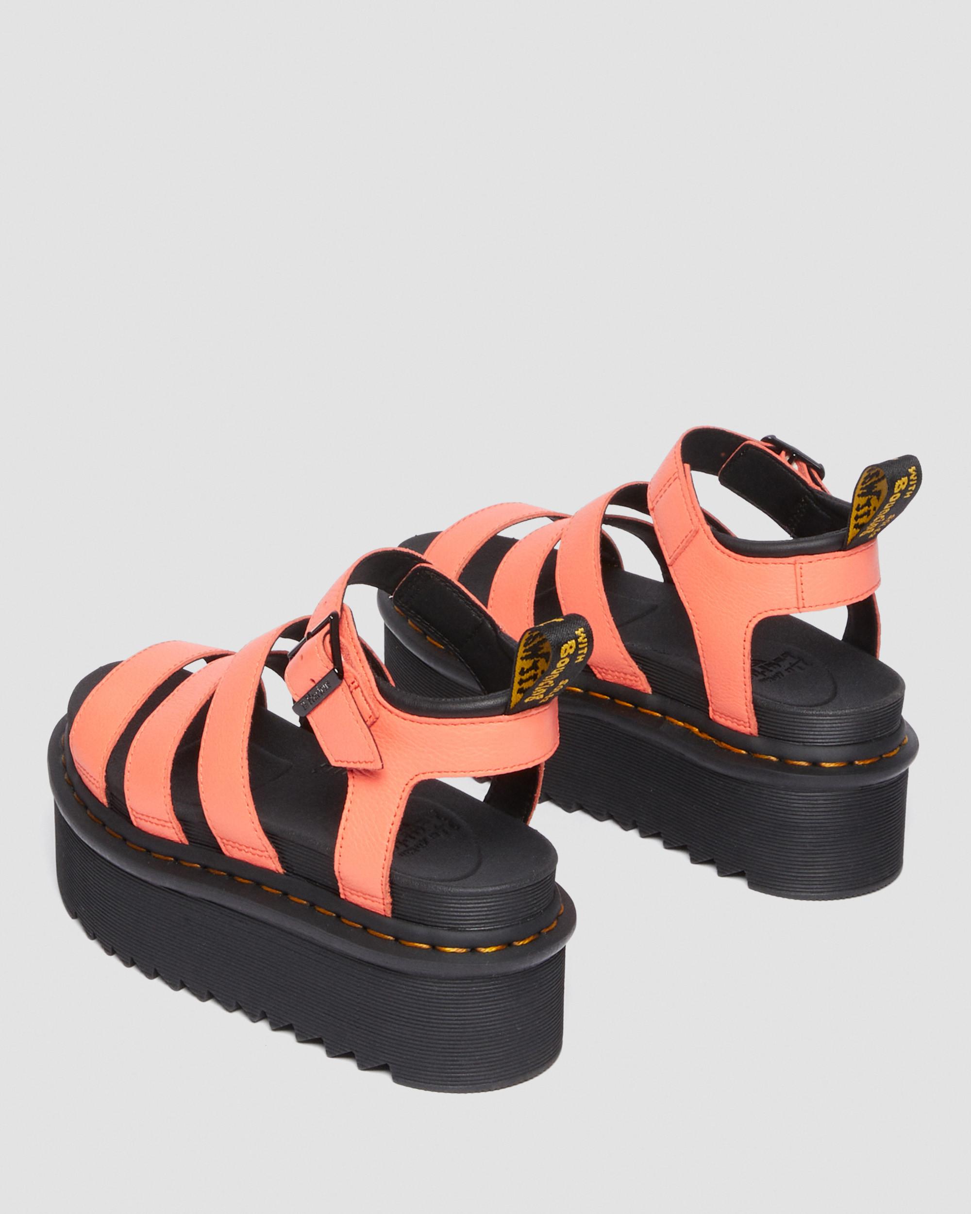 Blaire Quad Pisa Leather Platform Sandals