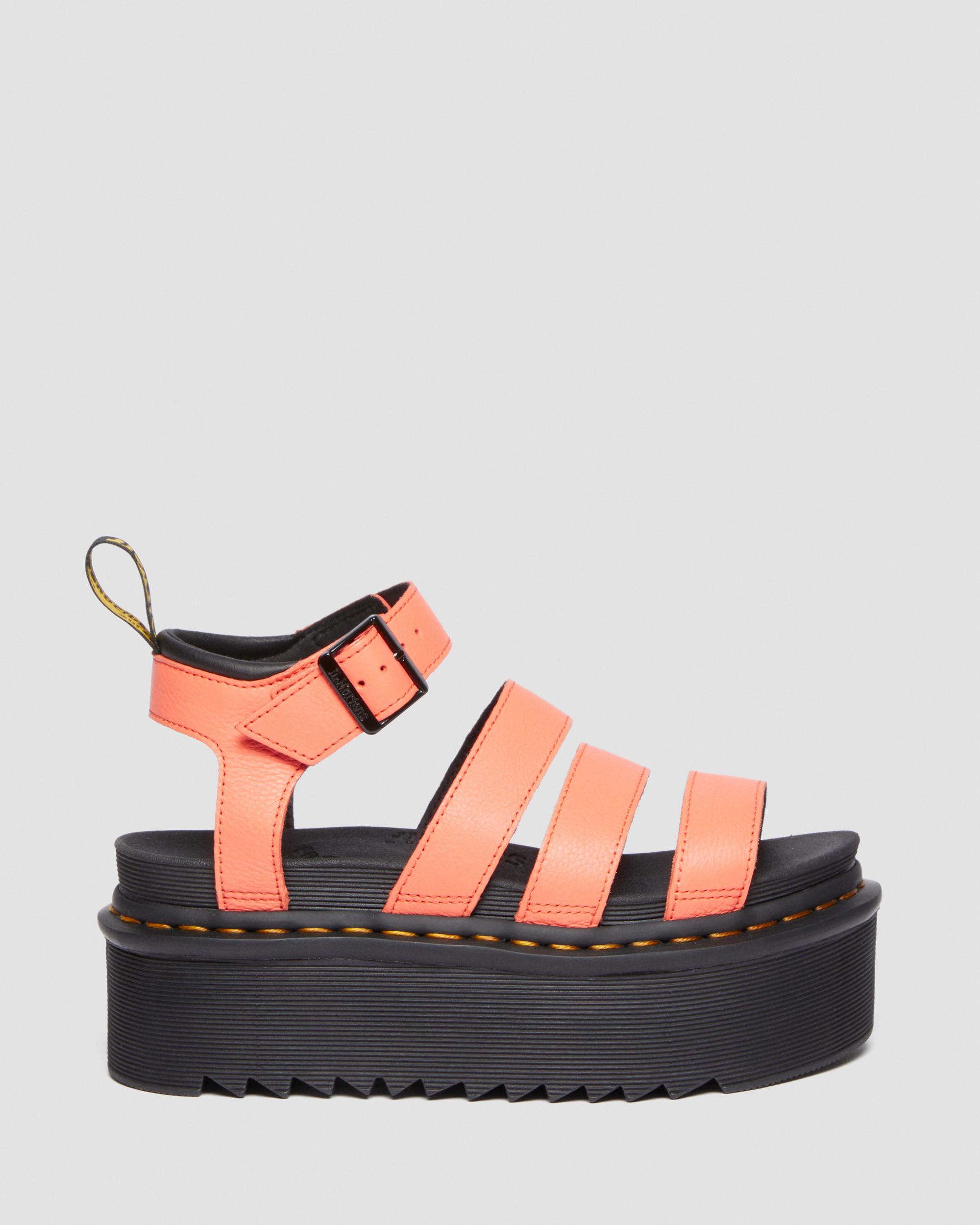 Blaire Quad Pisa Leather Platform Sandals