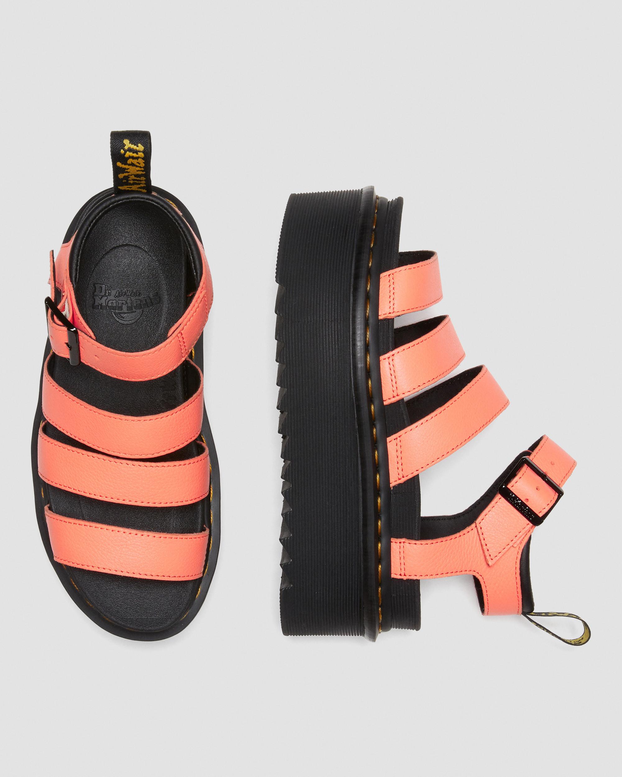 Blaire Quad Pisa Leather Platform Sandals