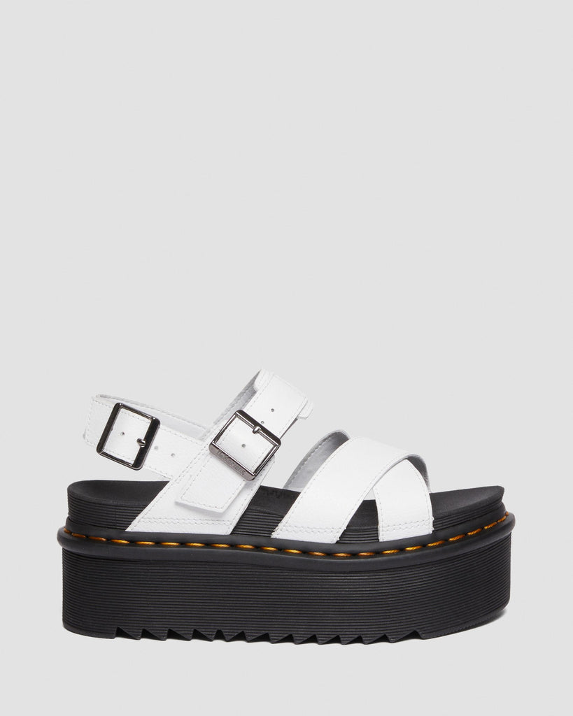 Voss II Quad Athena Leather Platform Sandals
