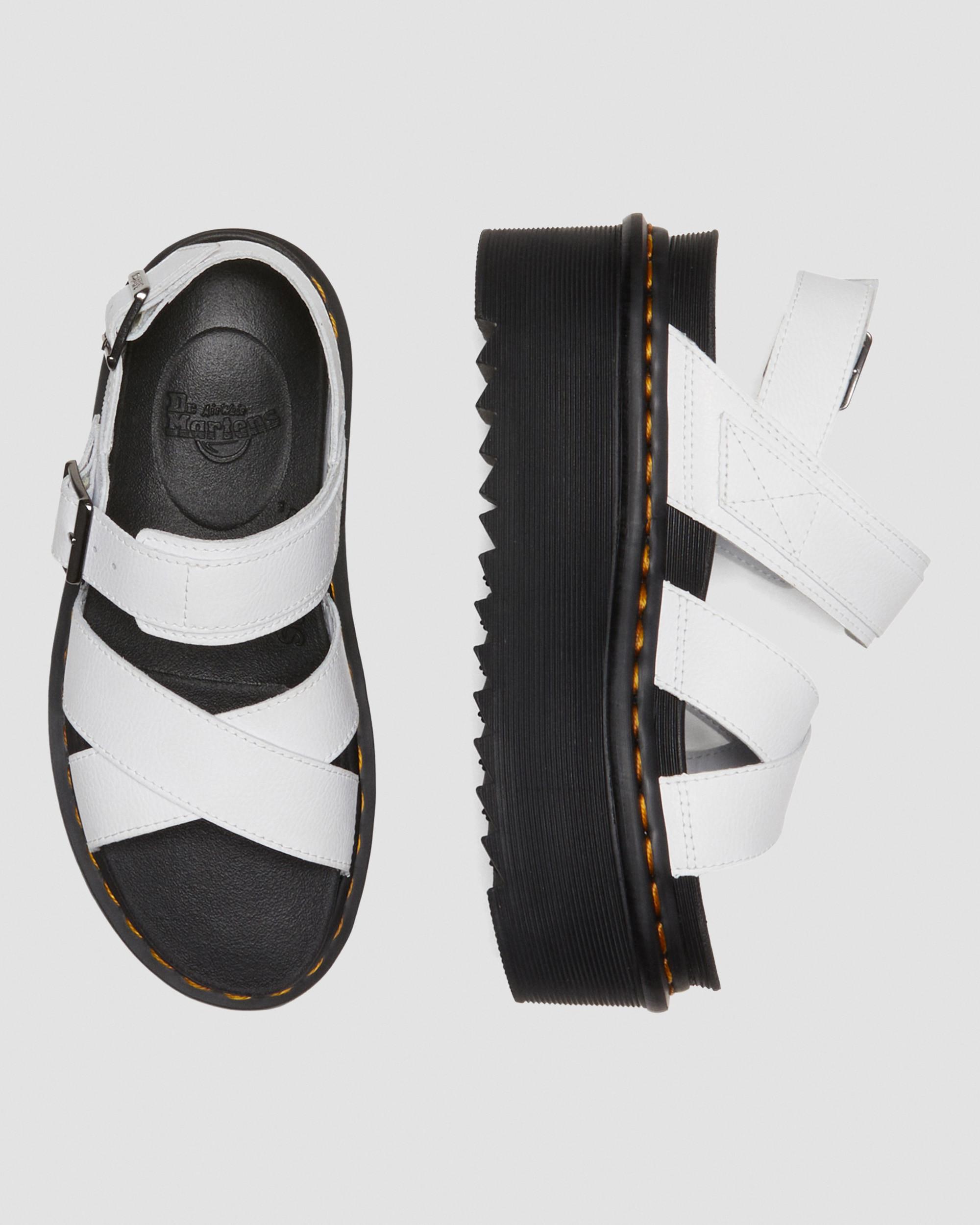 Voss II Quad Athena Leather Platform Sandals