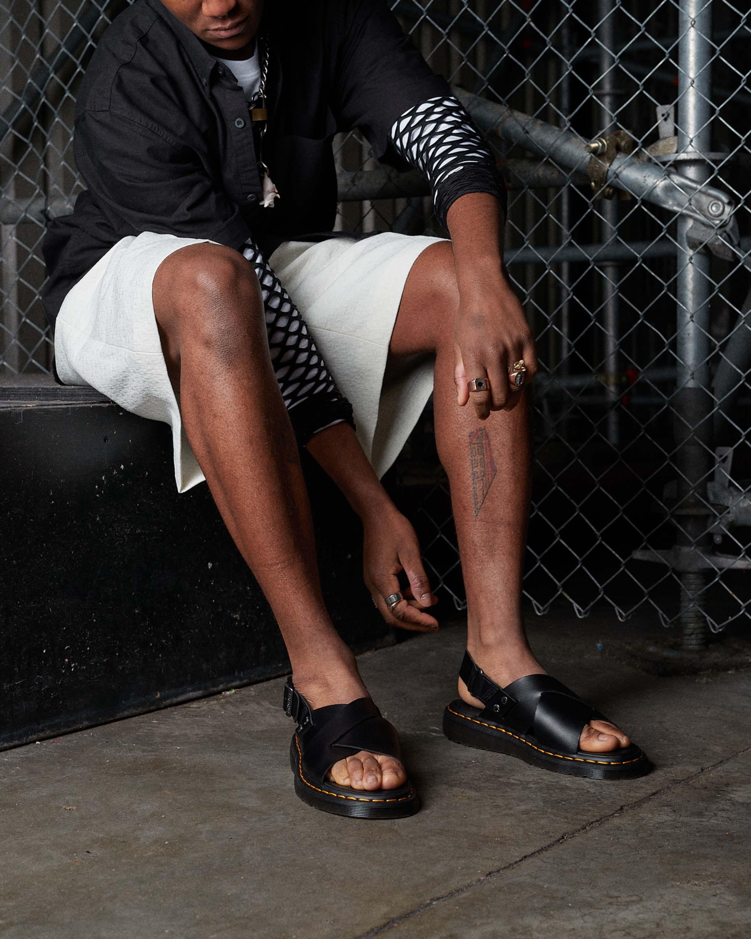 Zane Brando Leather Sandals
