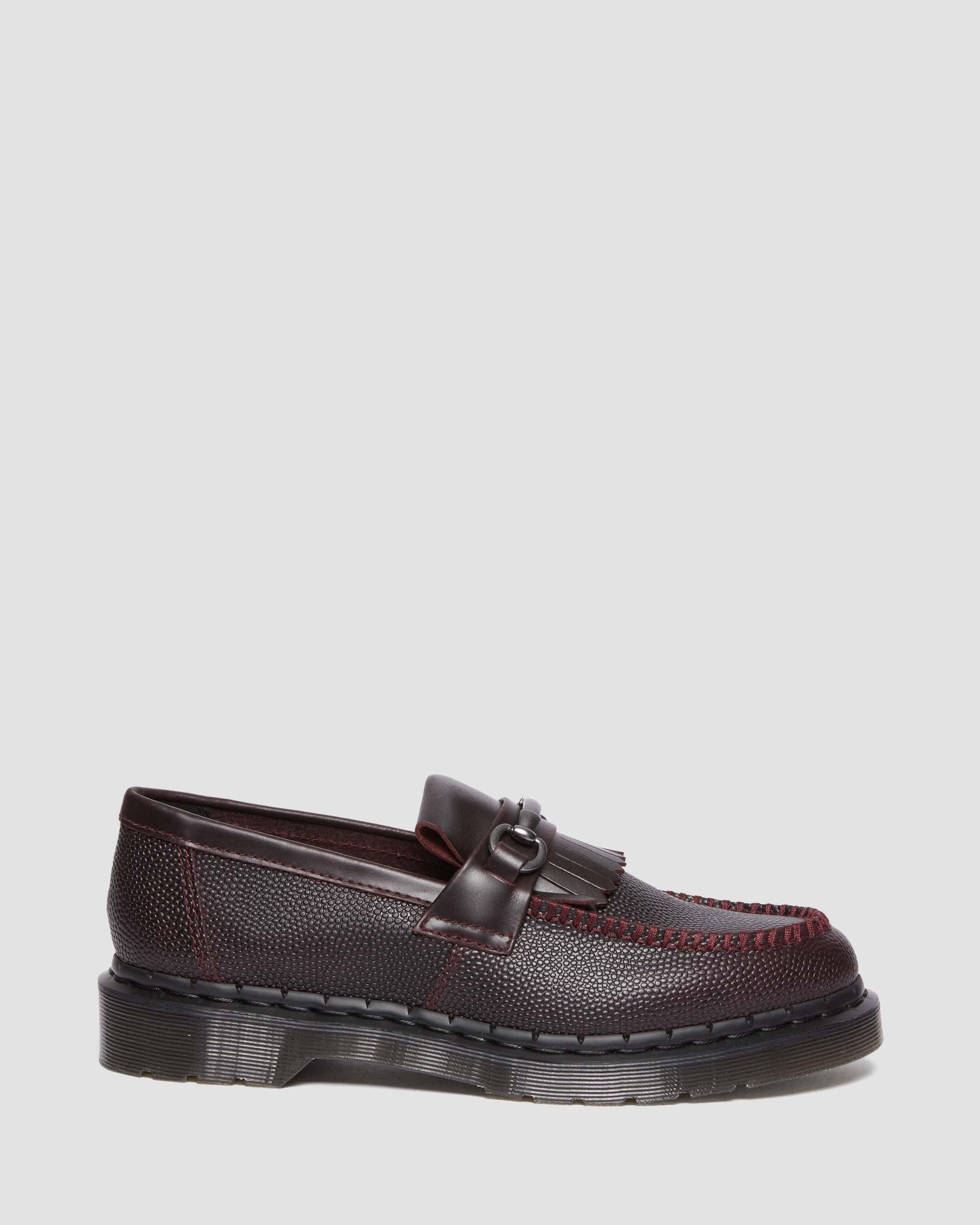 Adrian Snaffle Pebble Grain Leather Loafers Shoes