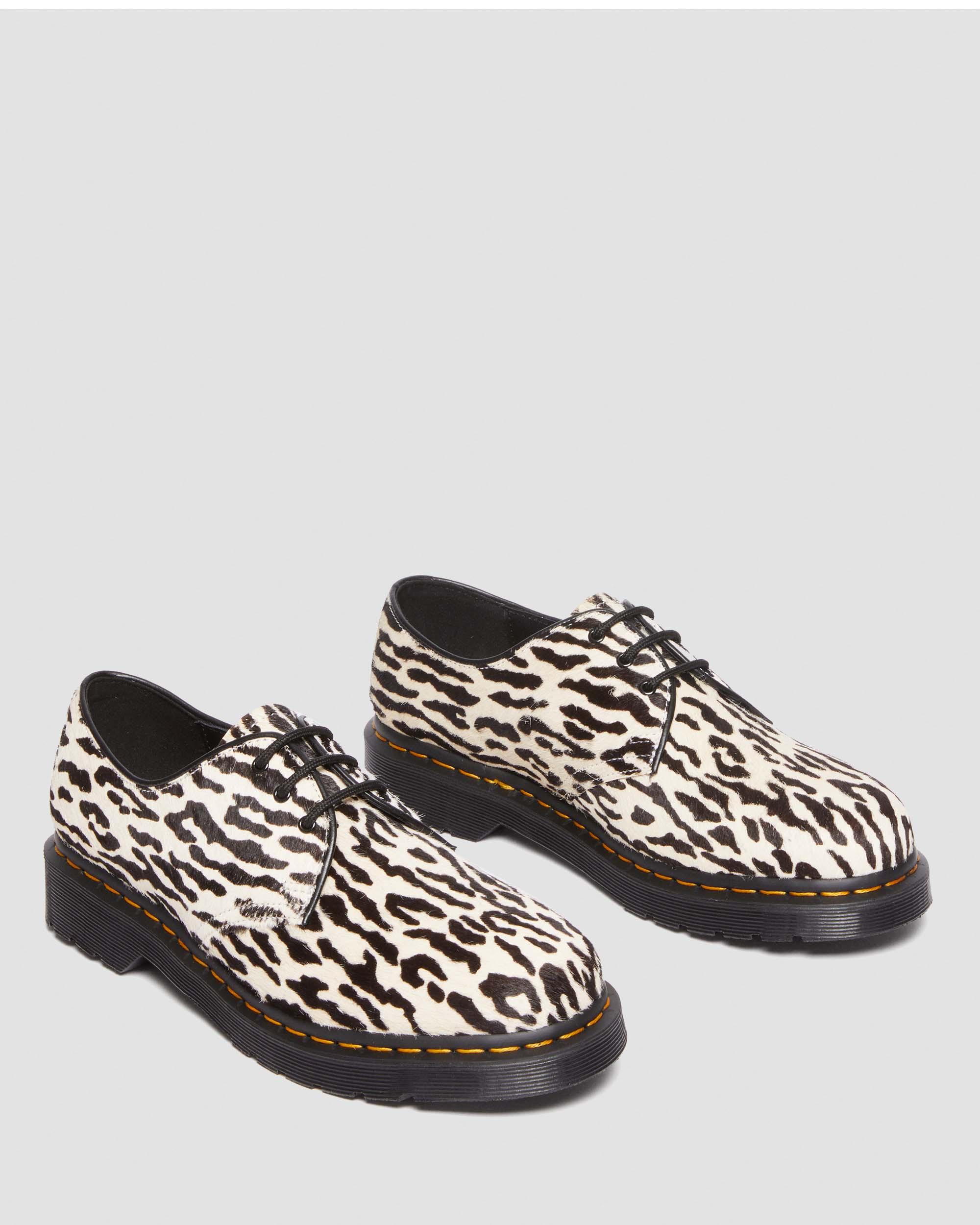 1461 Wacko Maria Camel+Black Hair-on Leather Oxford Shoes