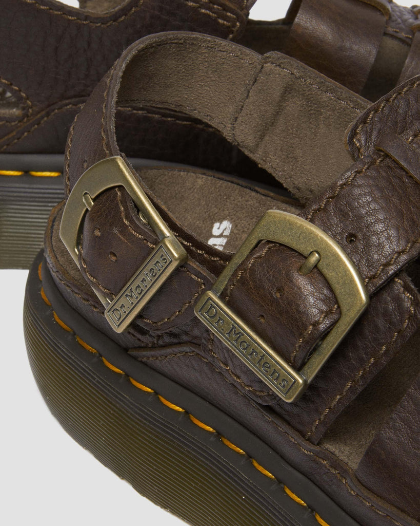 Wrenlie Grizzly Leather Sandals