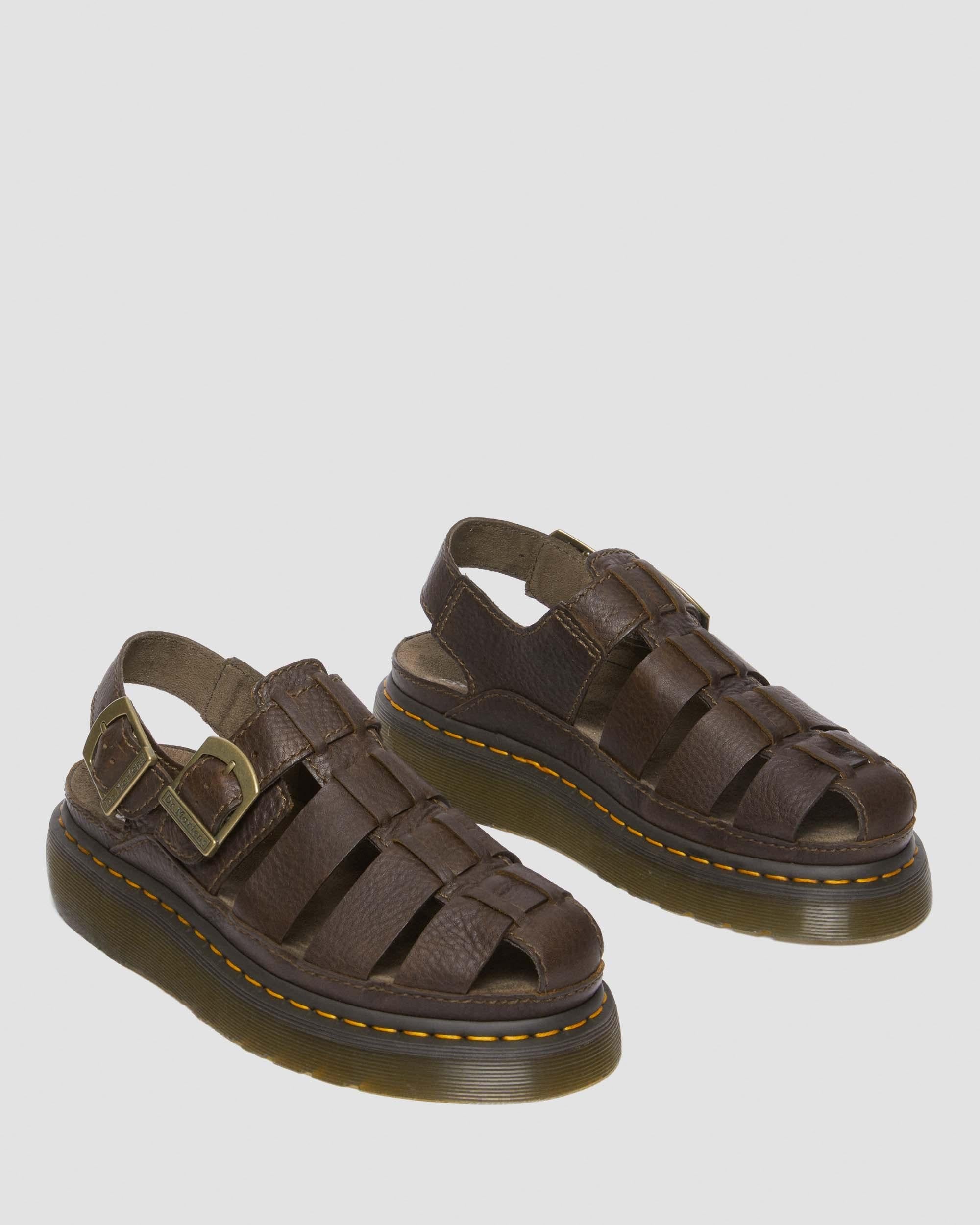 Wrenlie Grizzly Leather Sandals