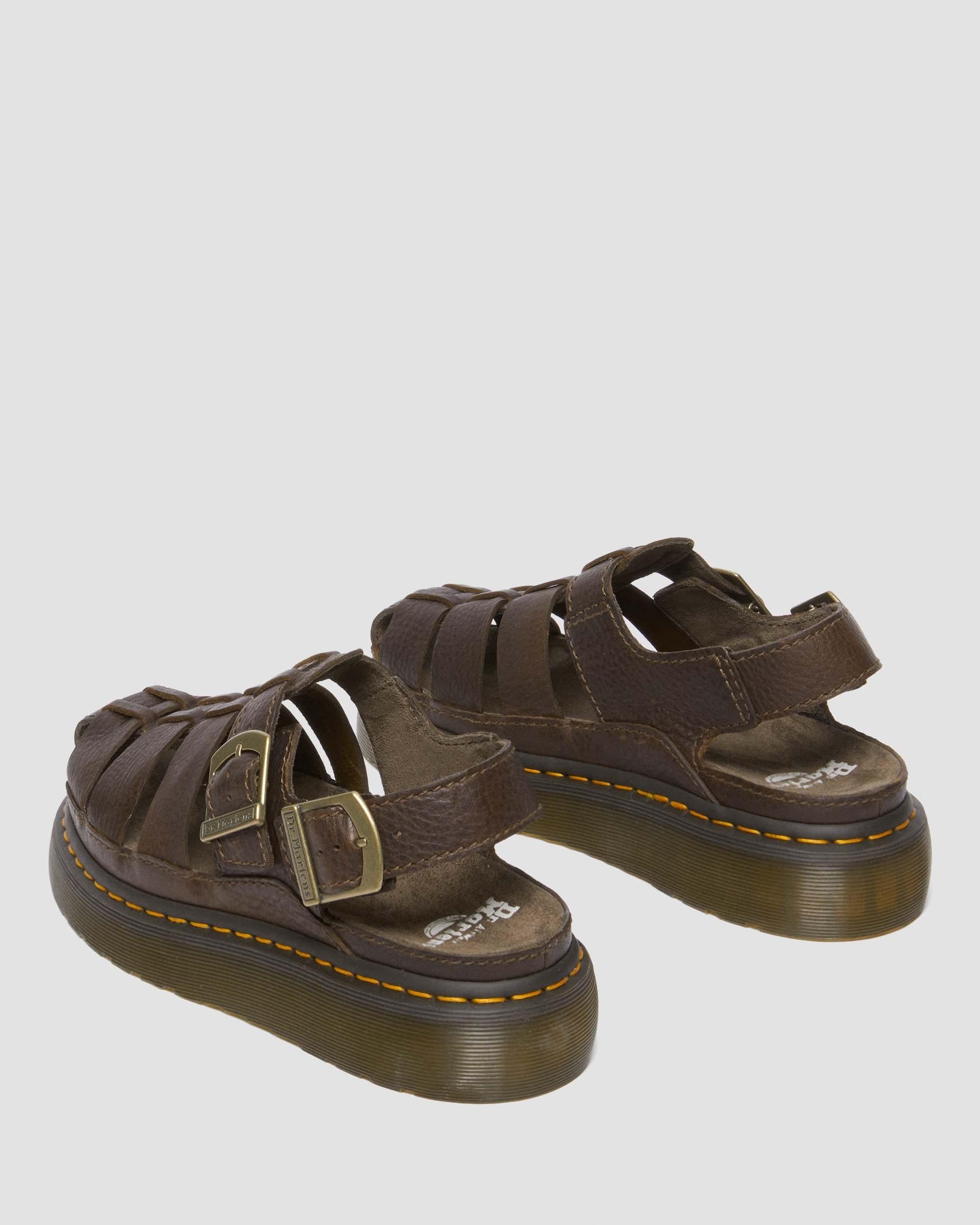 Wrenlie Grizzly Leather Sandals