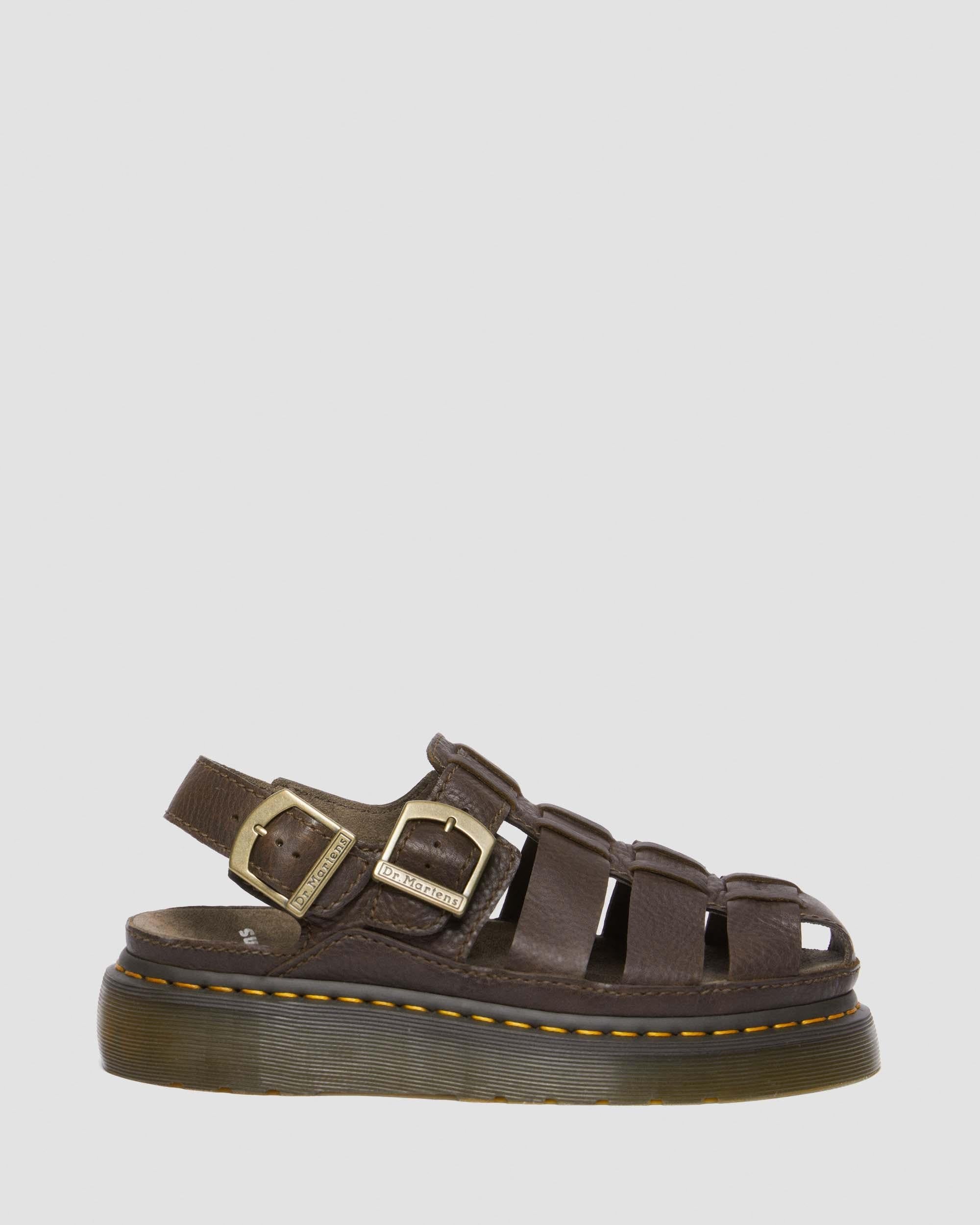 Wrenlie Grizzly Leather Sandals