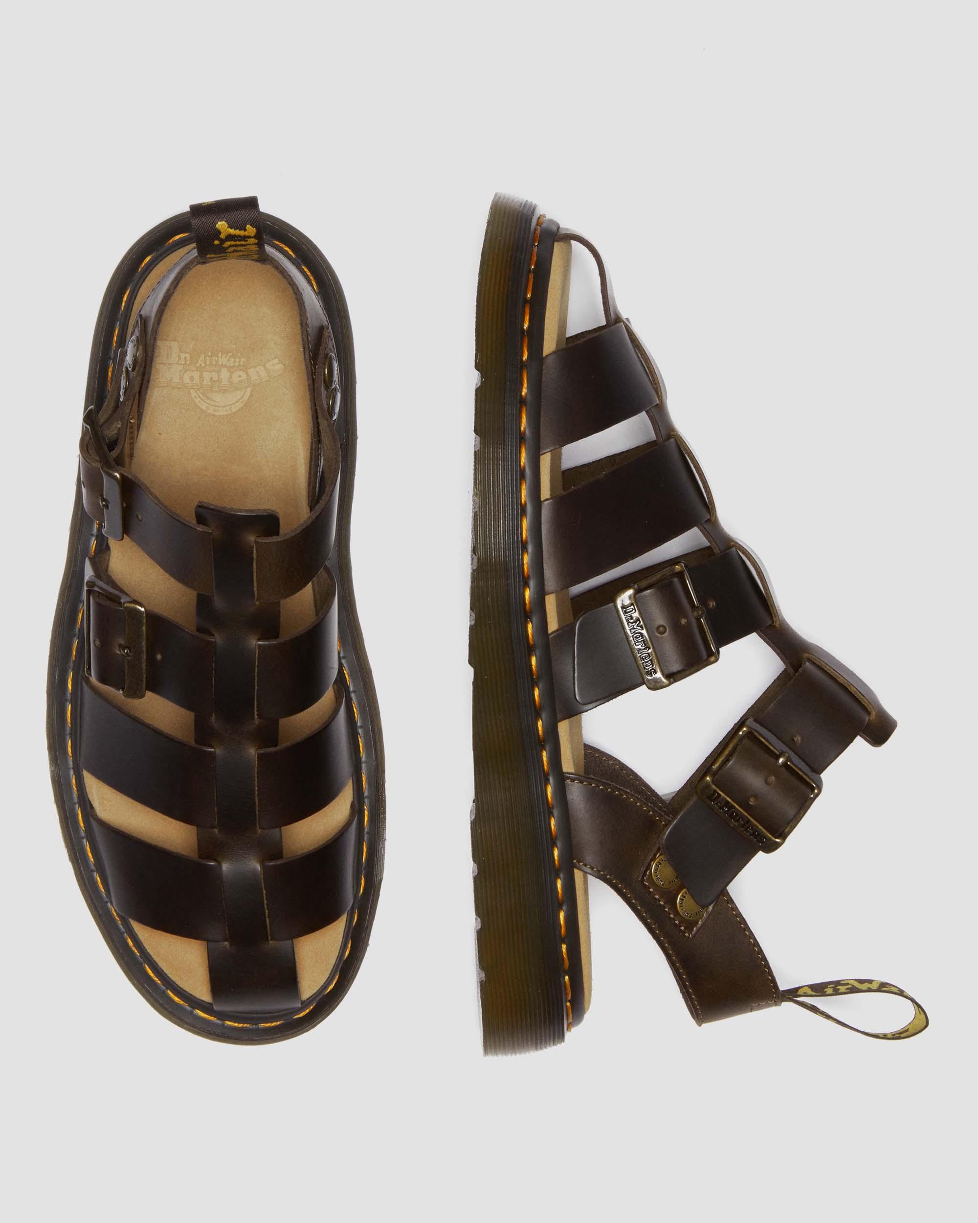 Garin Brando Leather Sandals