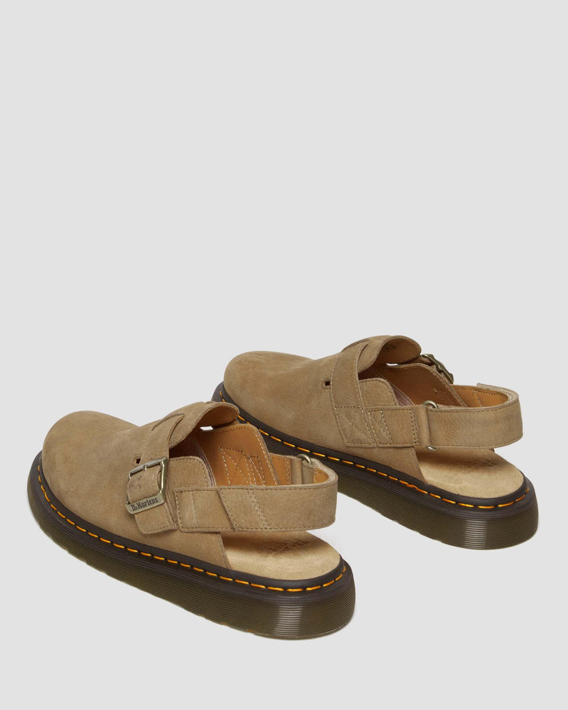 JORGE II TUMBLED NUBUCK LEATHER SANDALS