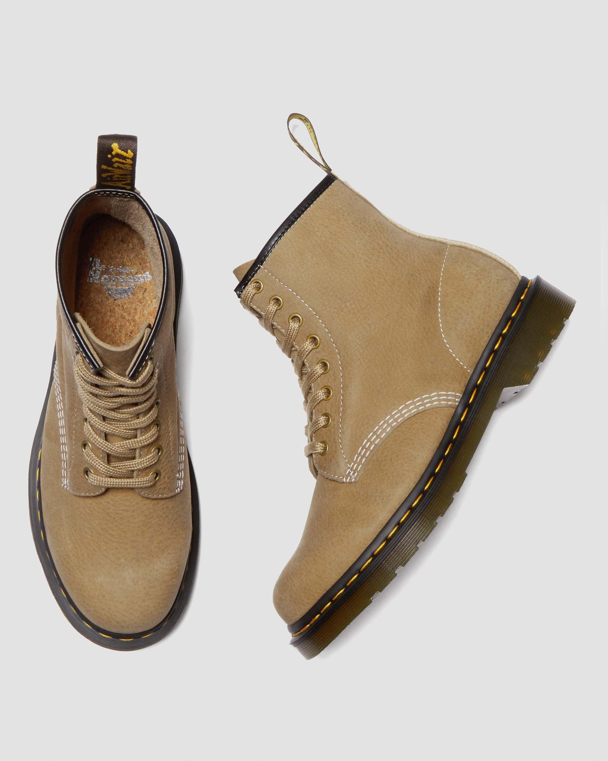 1460 TUMBLED NUBUCK+E.H.SUEDE SUEDE BOOTS