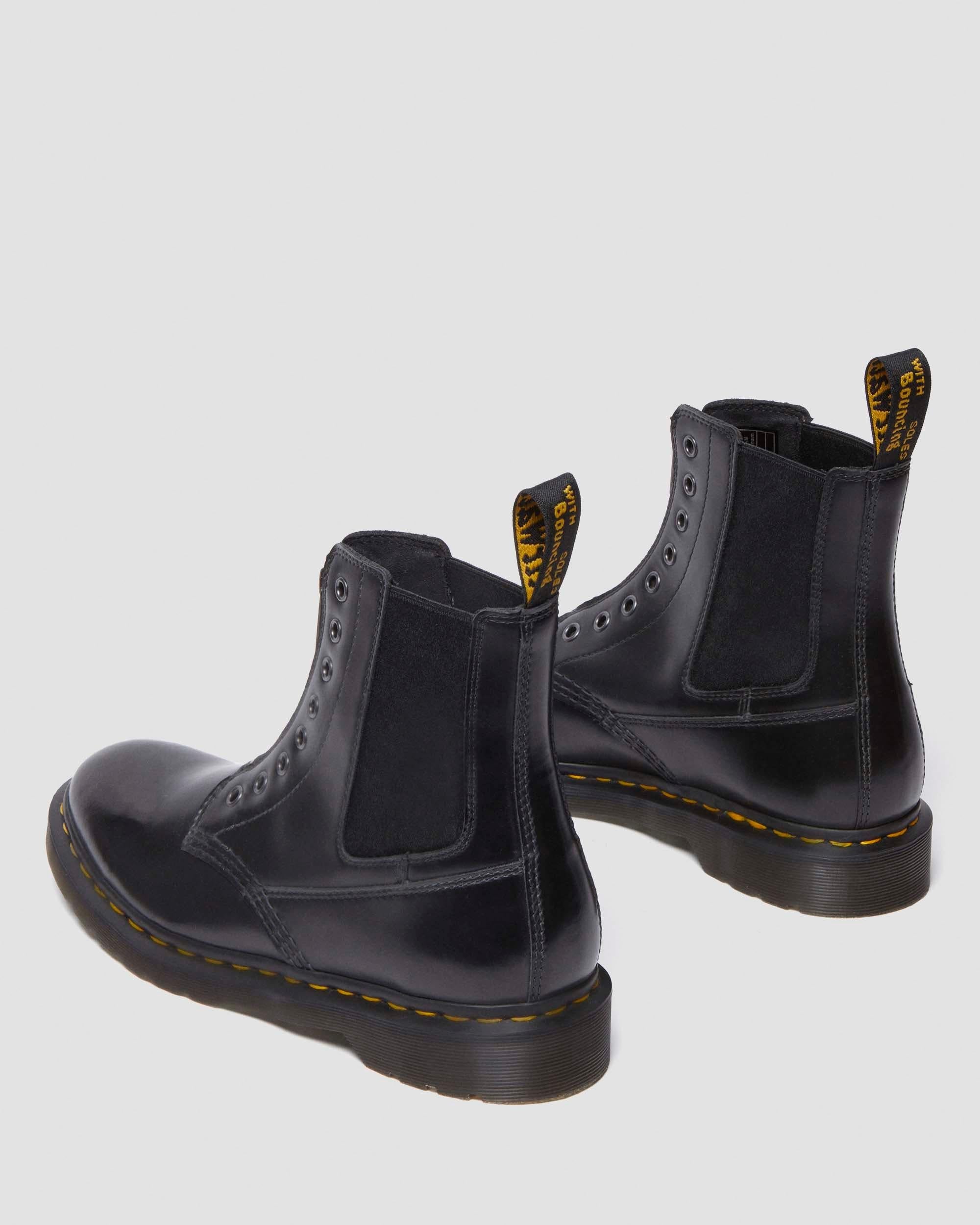 1460 Gusset Polished Smooth Leather Boots