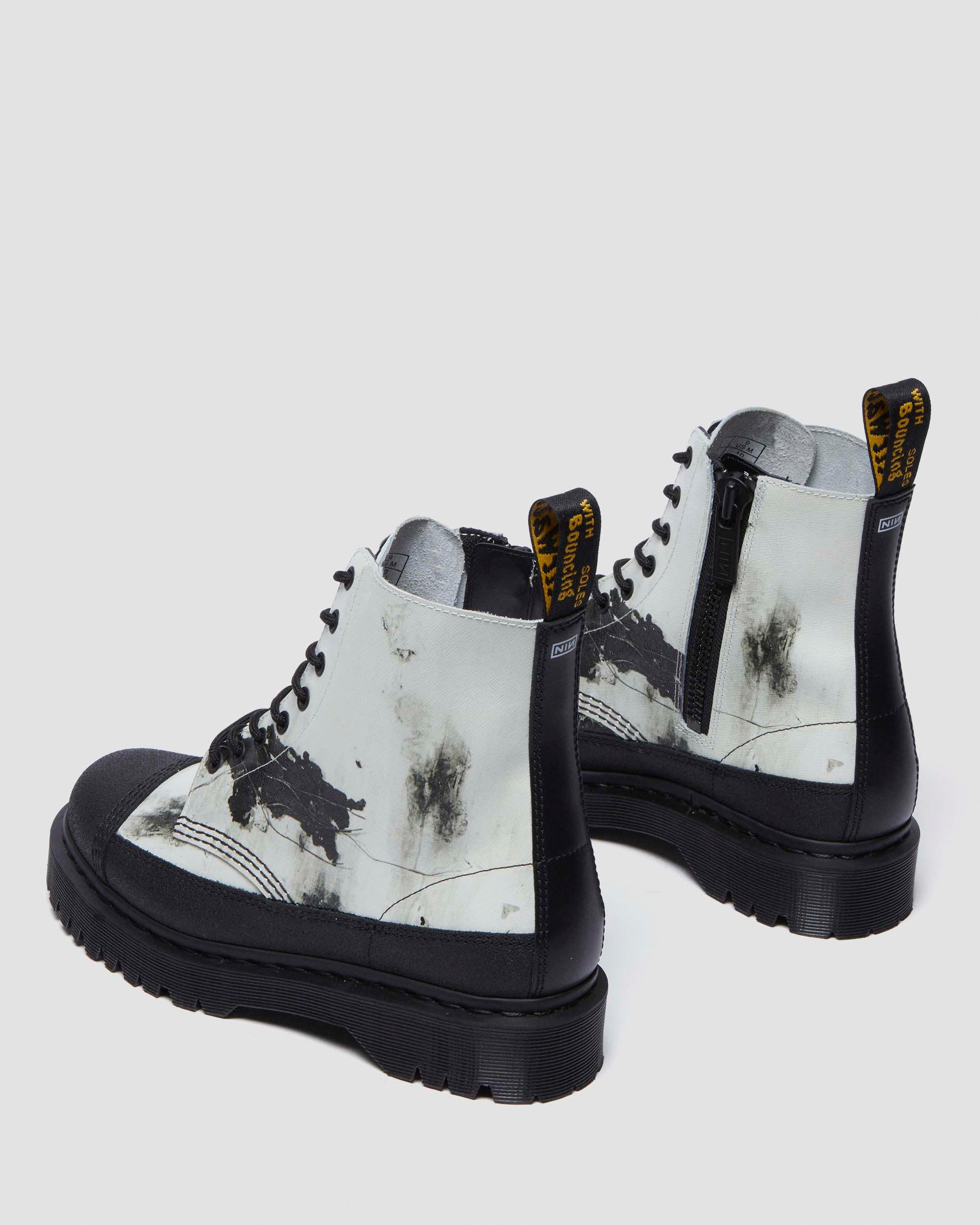 Nine Inch Nails 1460 Leather Lace-Up Ankle Boots