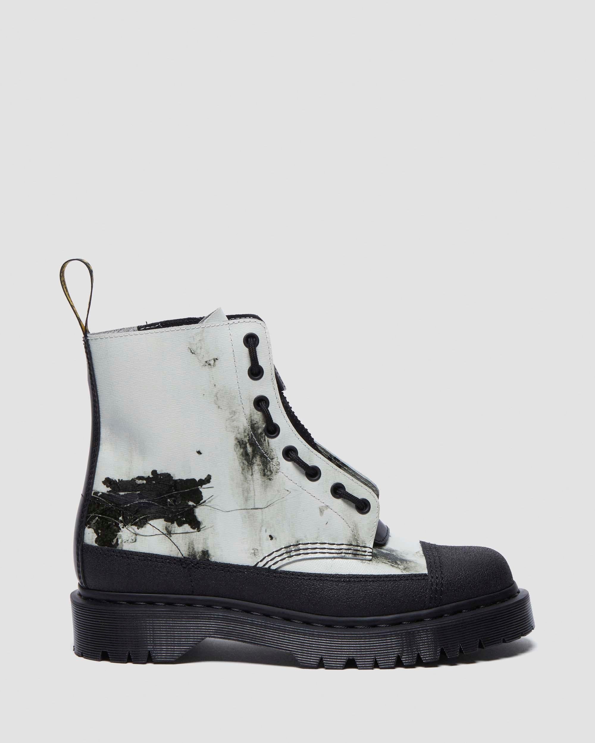 Nine Inch Nails 1460 Leather Lace-Up Ankle Boots
