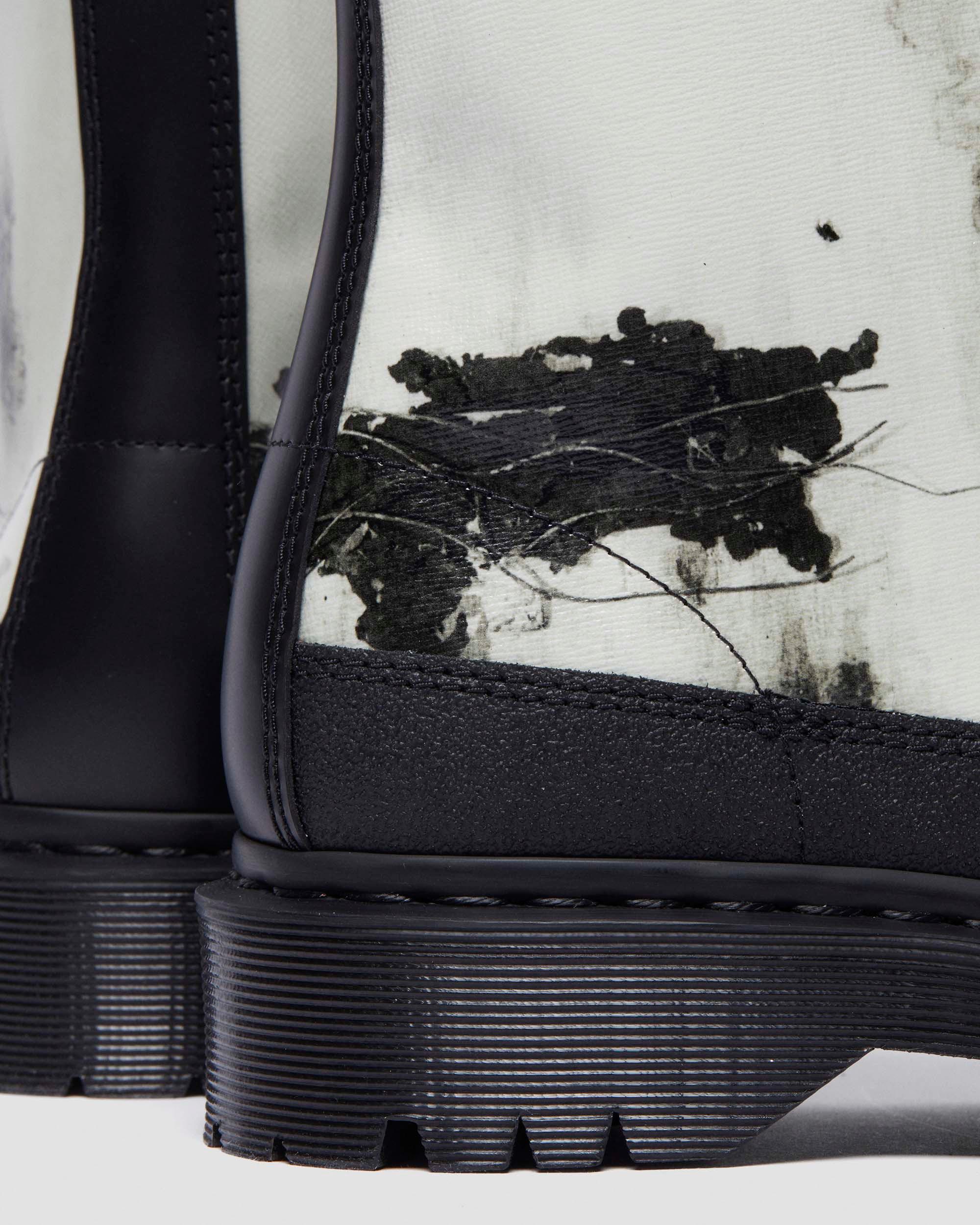 Nine Inch Nails 1460 Leather Lace-Up Ankle Boots