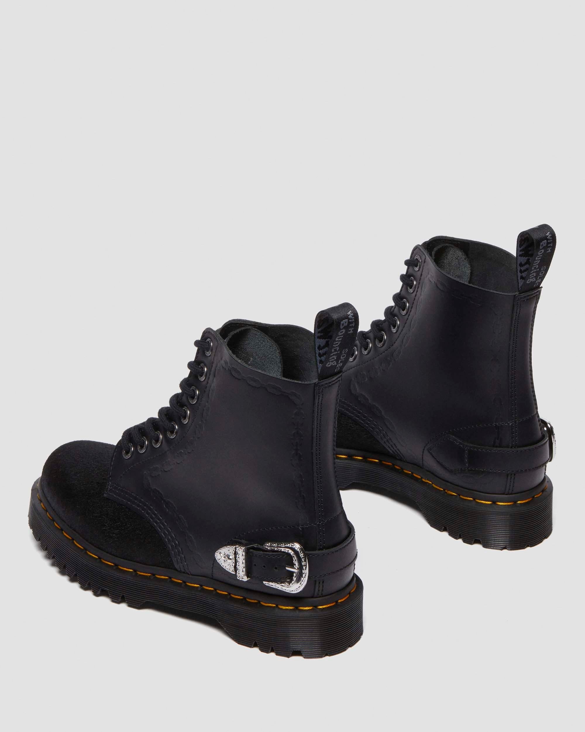 The Great Frog 1460 Bex Smooth Hair On Leather Lace-Up Ankle Boots