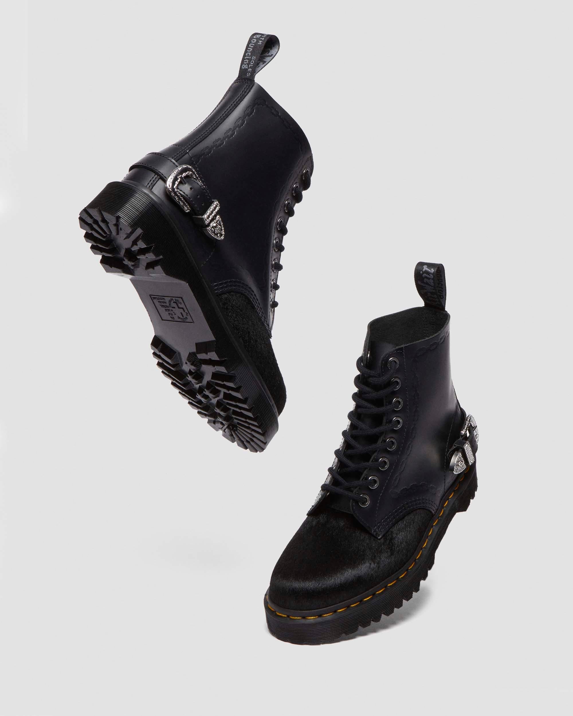 The Great Frog 1460 Bex Smooth Hair On Leather Lace-Up Ankle Boots