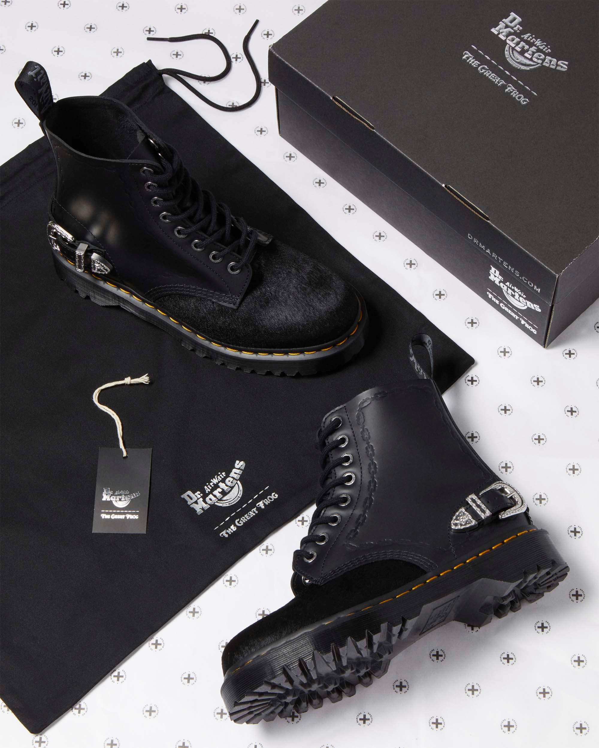 The Great Frog 1460 Bex Smooth Hair On Leather Lace-Up Ankle Boots