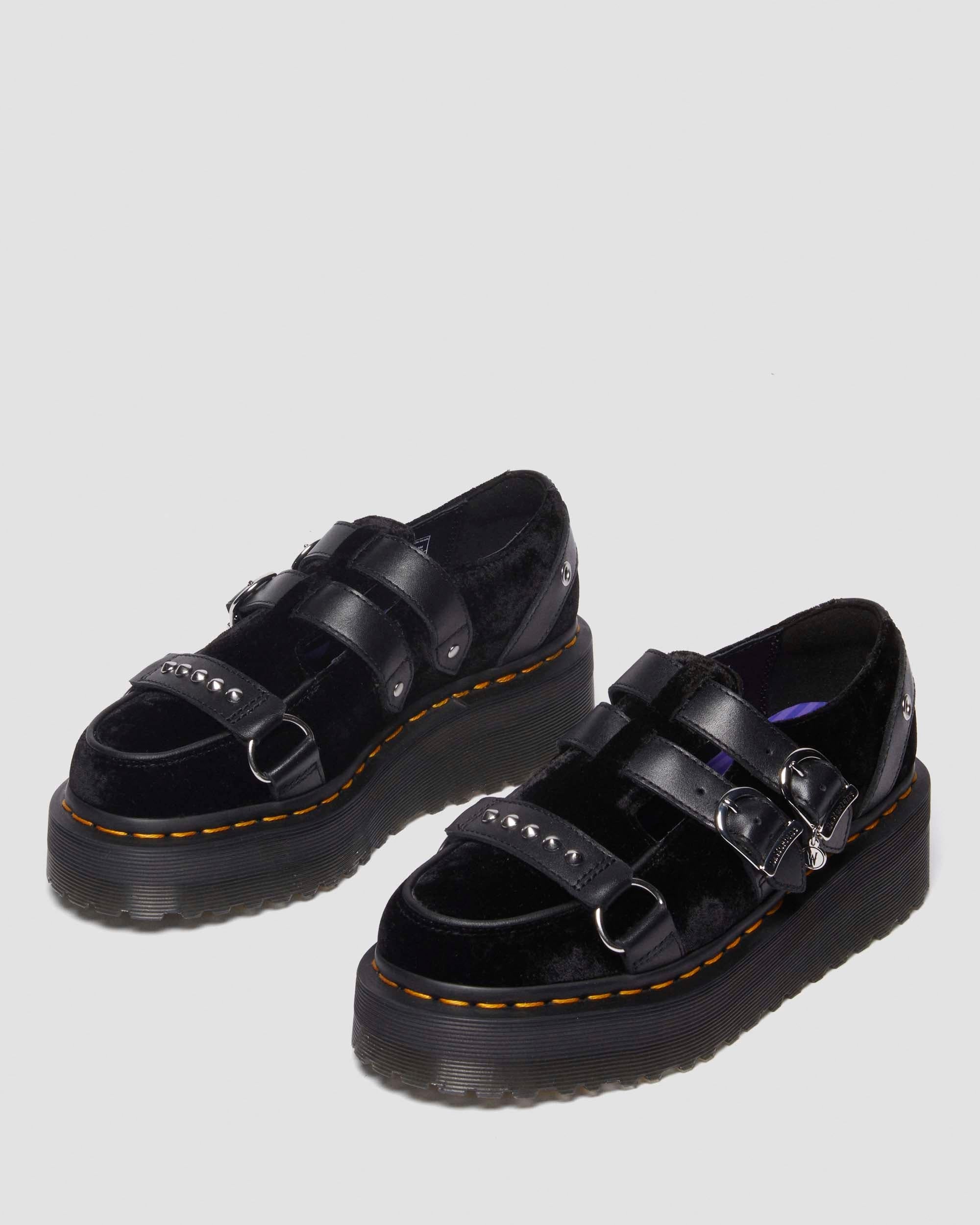 Wednesday Ramsey Quad Wanama Leather Platform Creepers