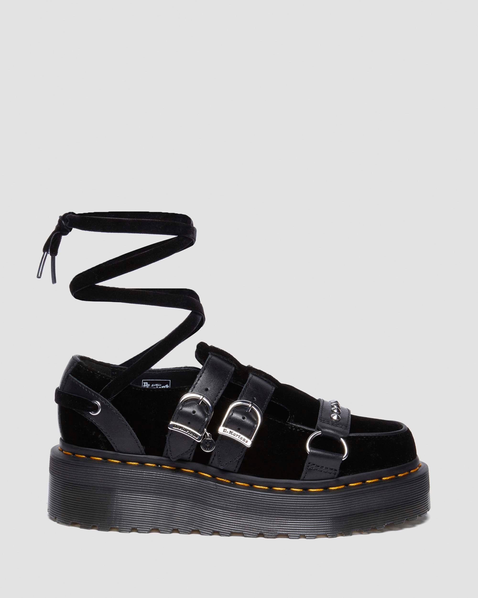 Wednesday Ramsey Quad Wanama Leather Platform Creepers