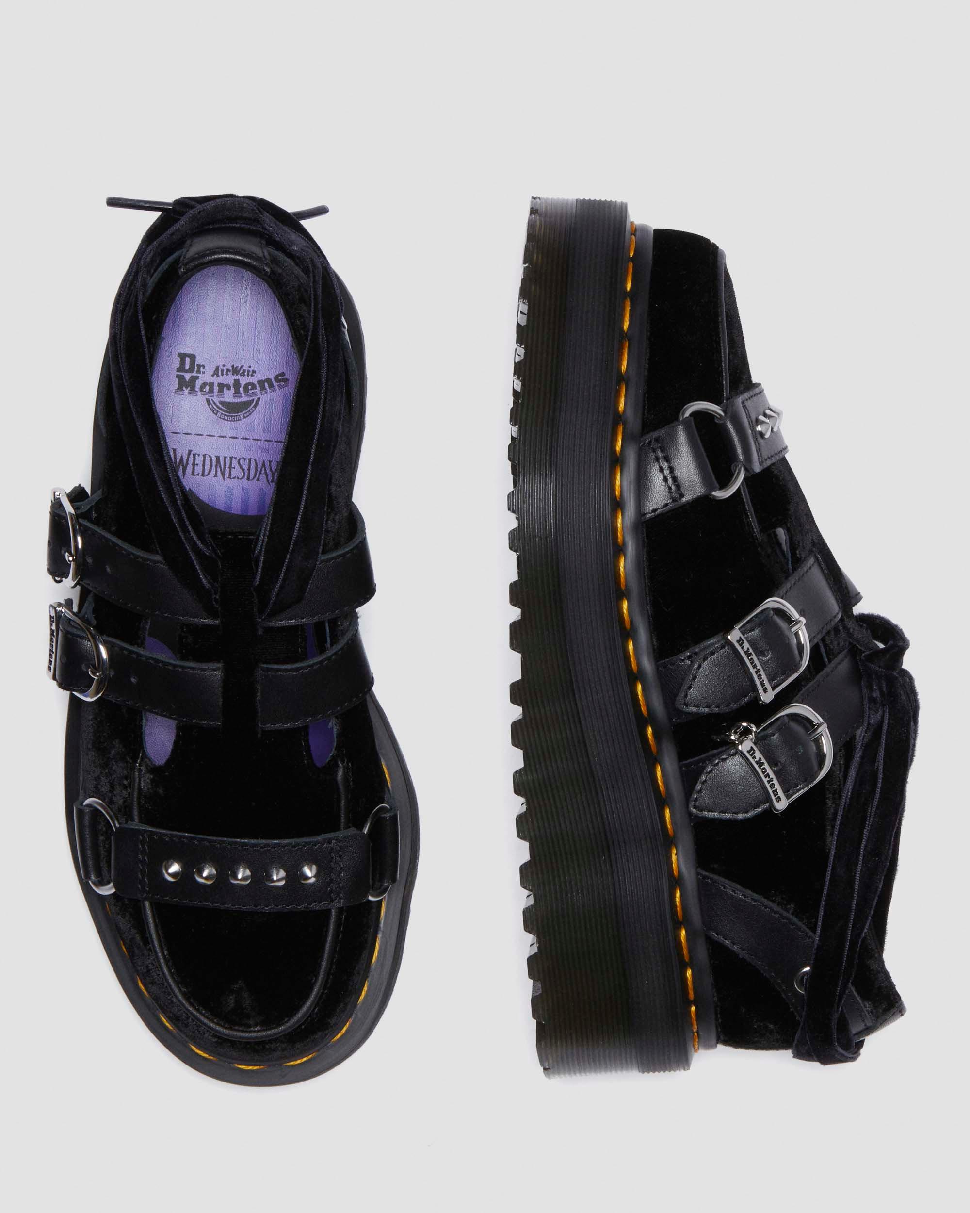 Wednesday Ramsey Quad Wanama Leather Platform Creepers