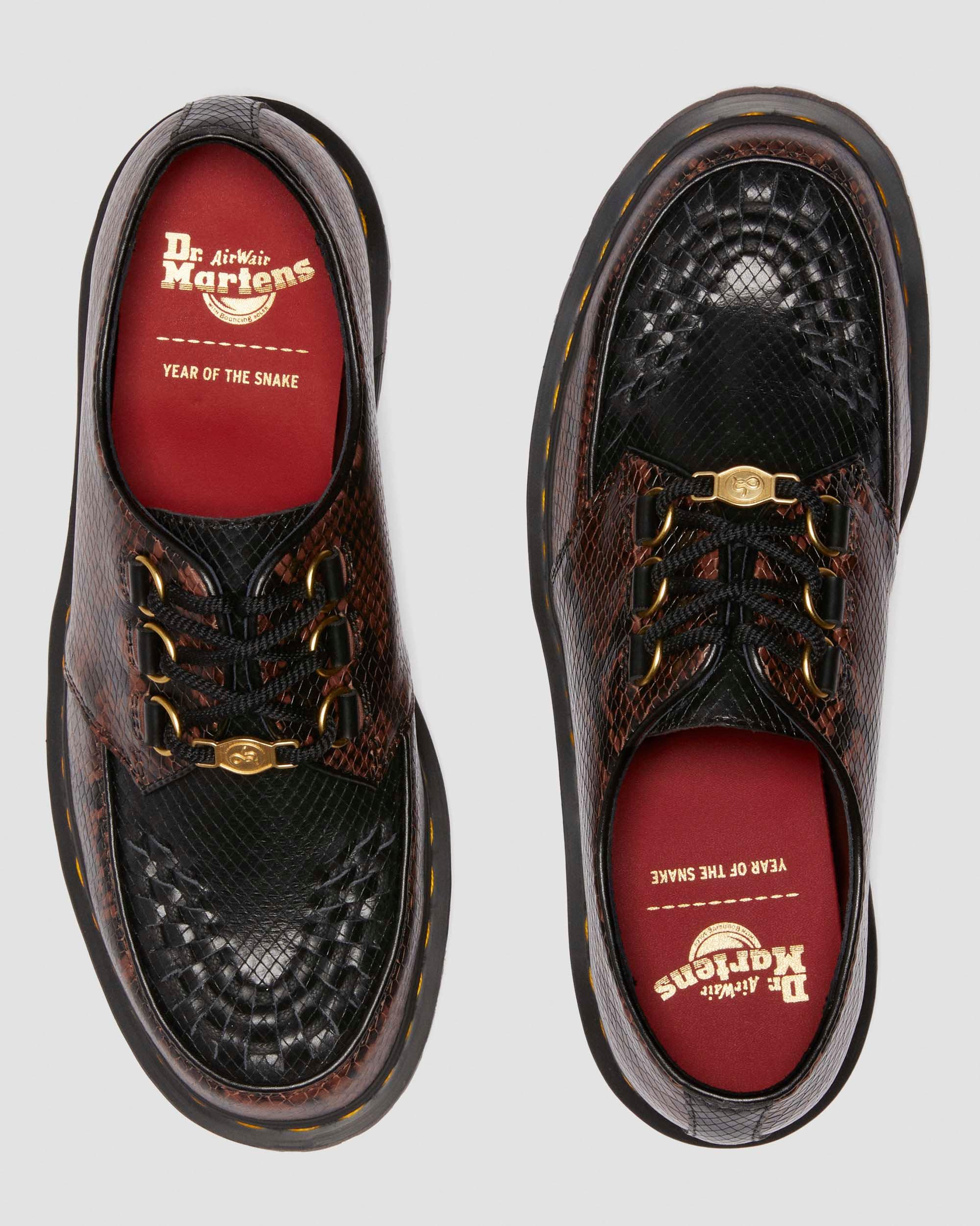 Ramsey Year of the Snake Smooth Leather Shoes