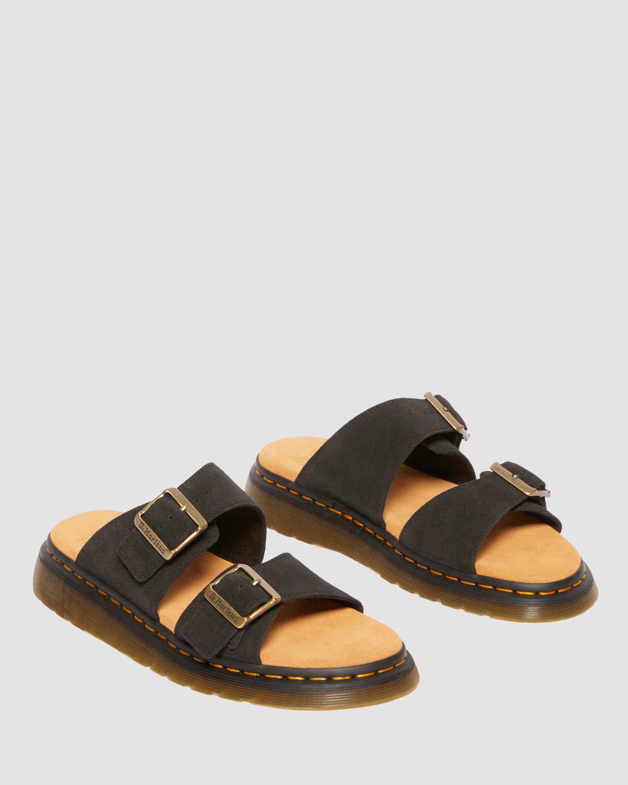 Josef Suede Slide Sandals