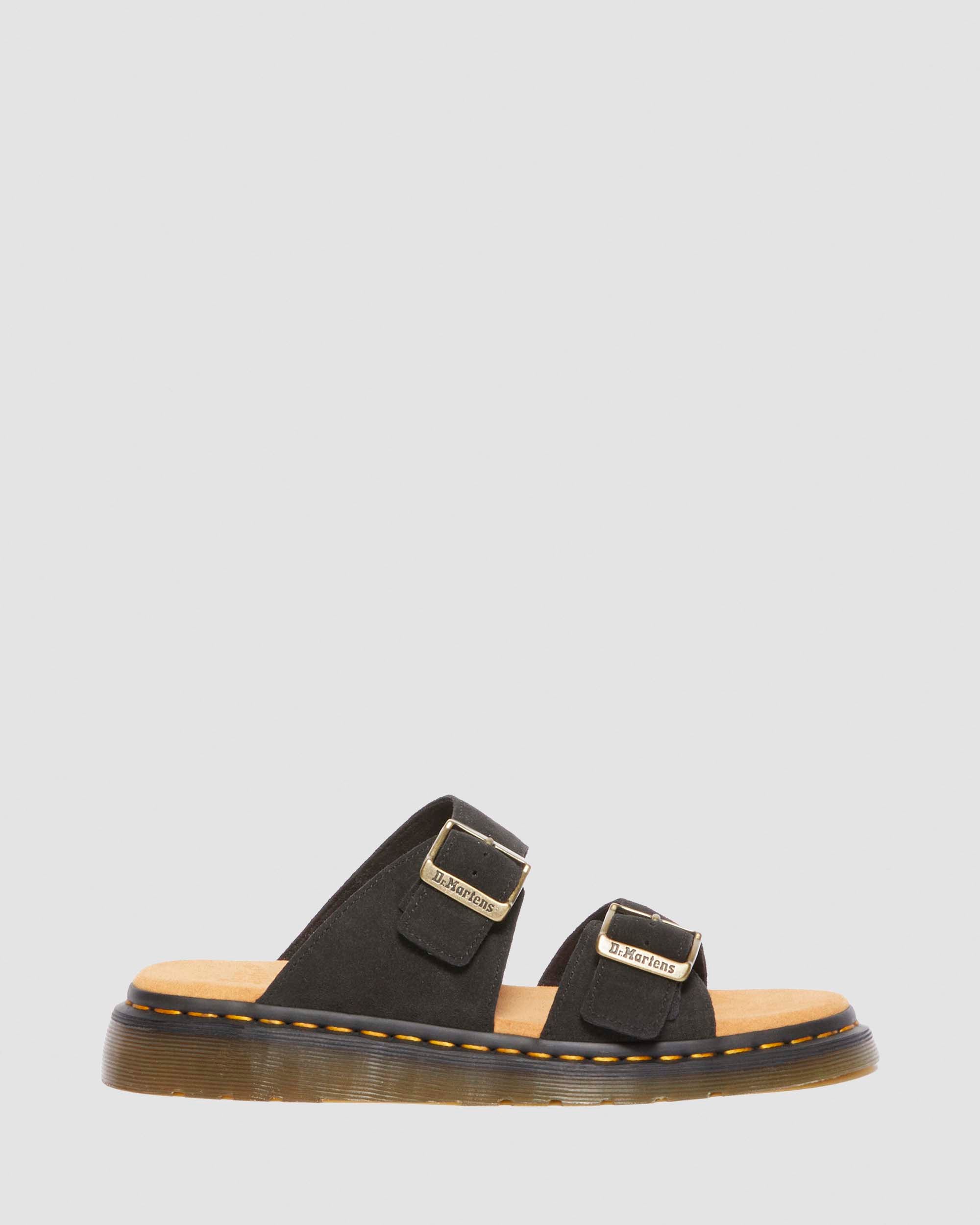 Josef Suede Slide Sandals