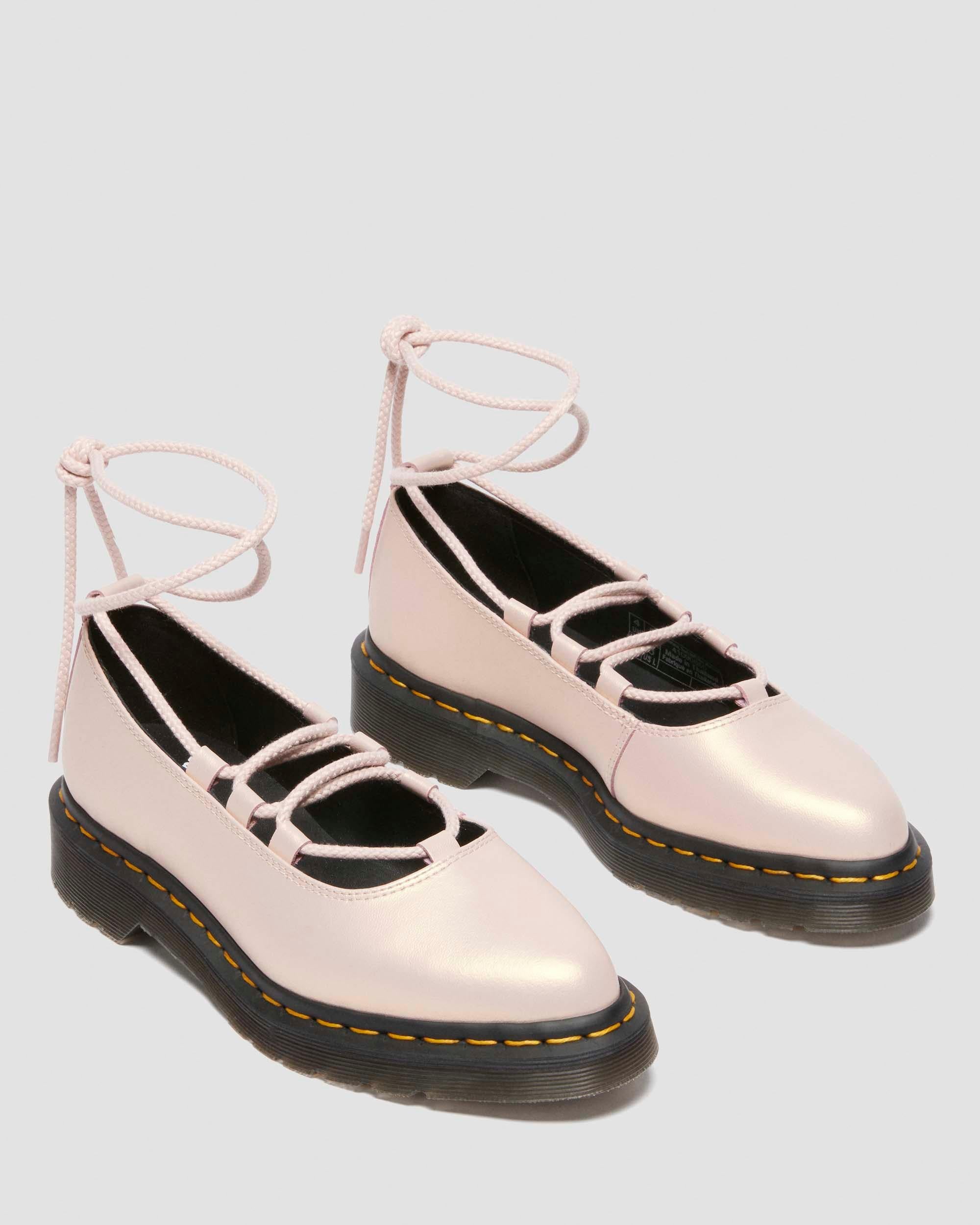 Elphie II Iridescent Leather Ballet Flats