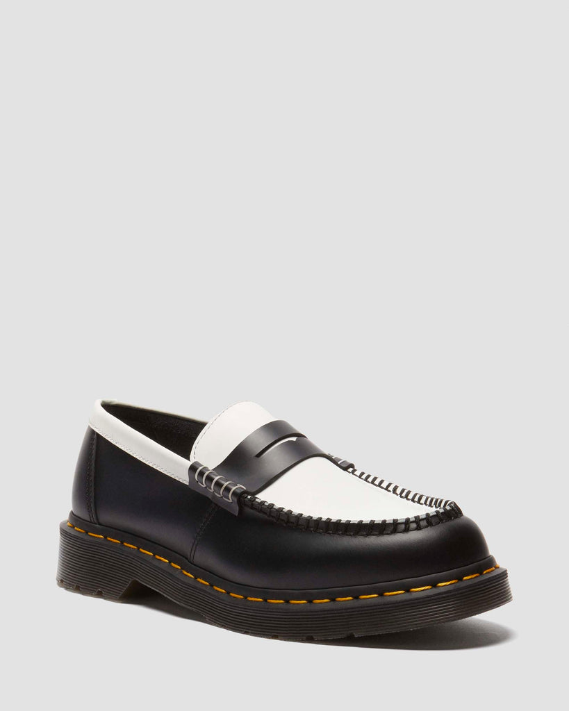 Penton Two-tone Smooth Leather Loafers | Dr. Marten Singapore
